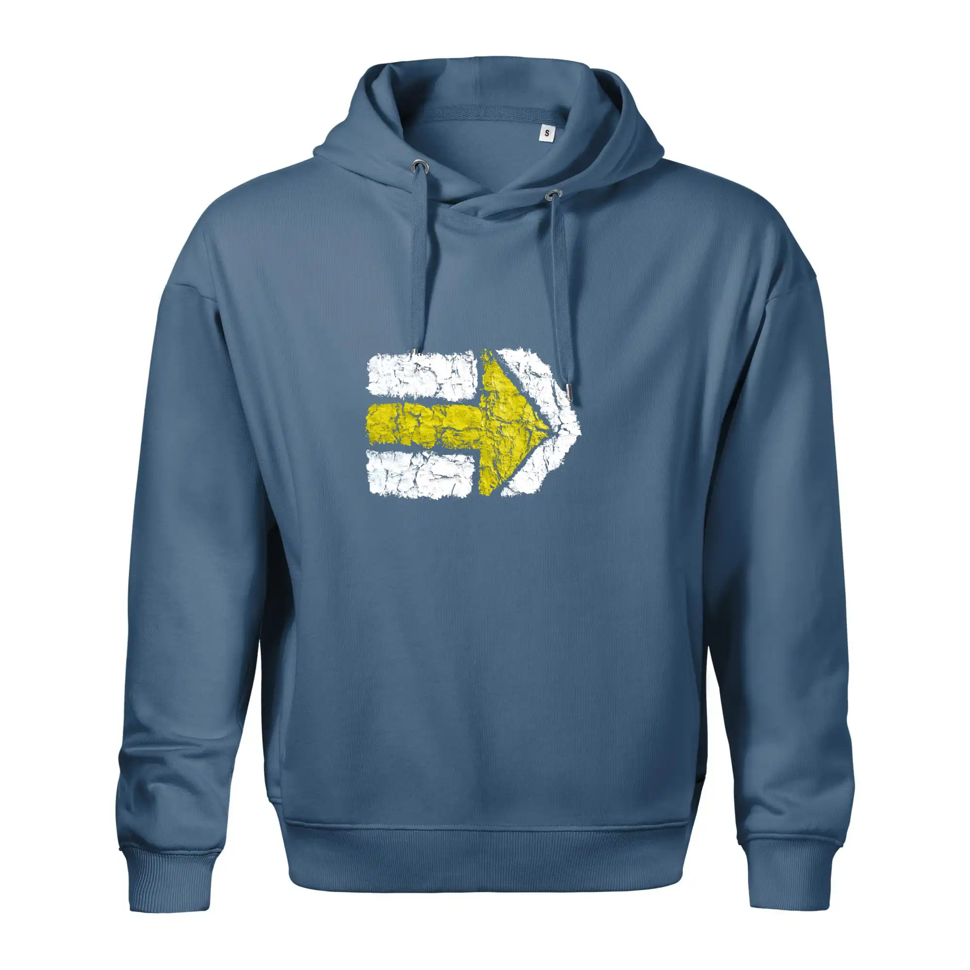 Trička na kempovanie - Párová turistická značka žlutá - Oversized mikina pánska Moon - kratšia + širšia