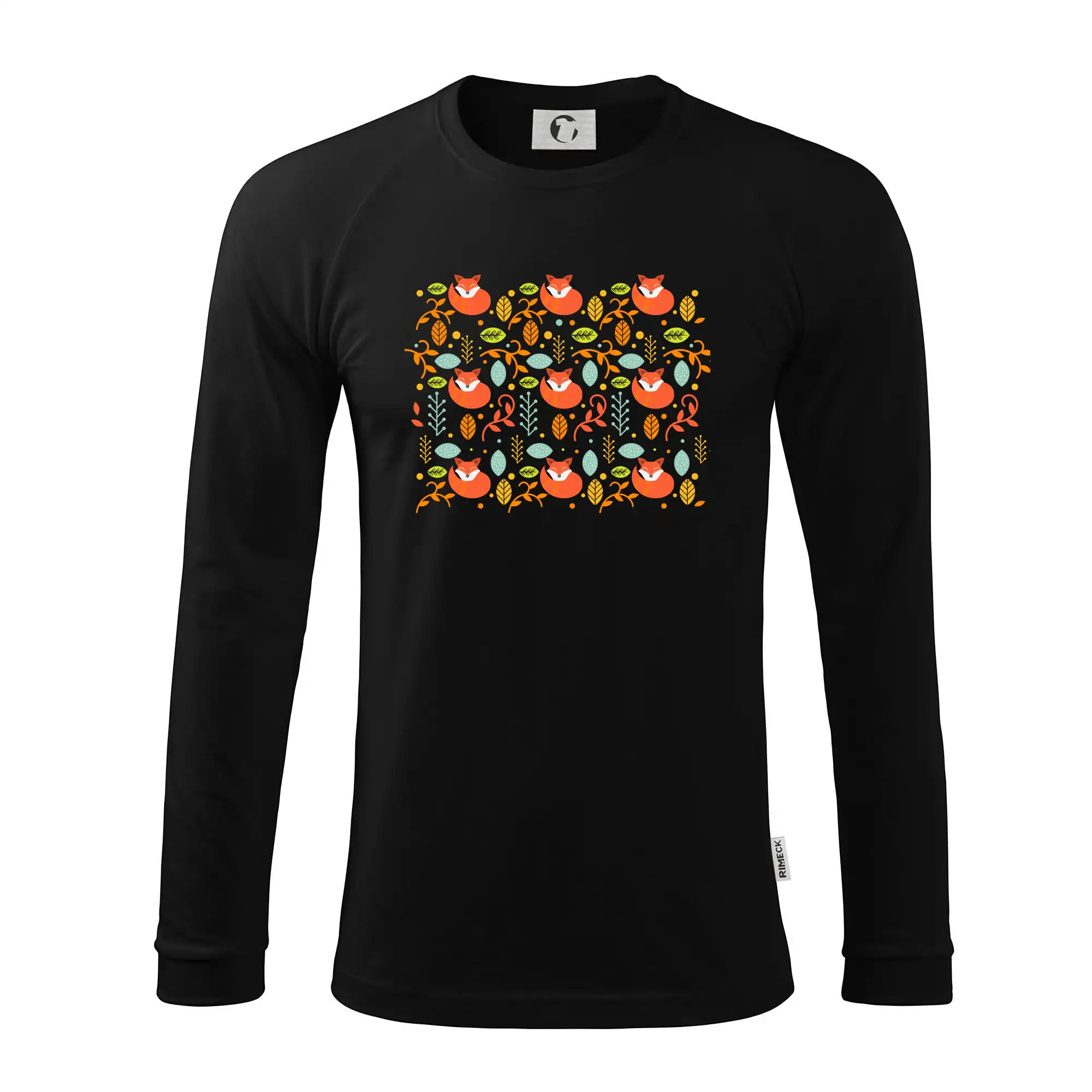 Folklór - Folklór - deväť líšok - Pánske tričko s dlhým rukávom LS130