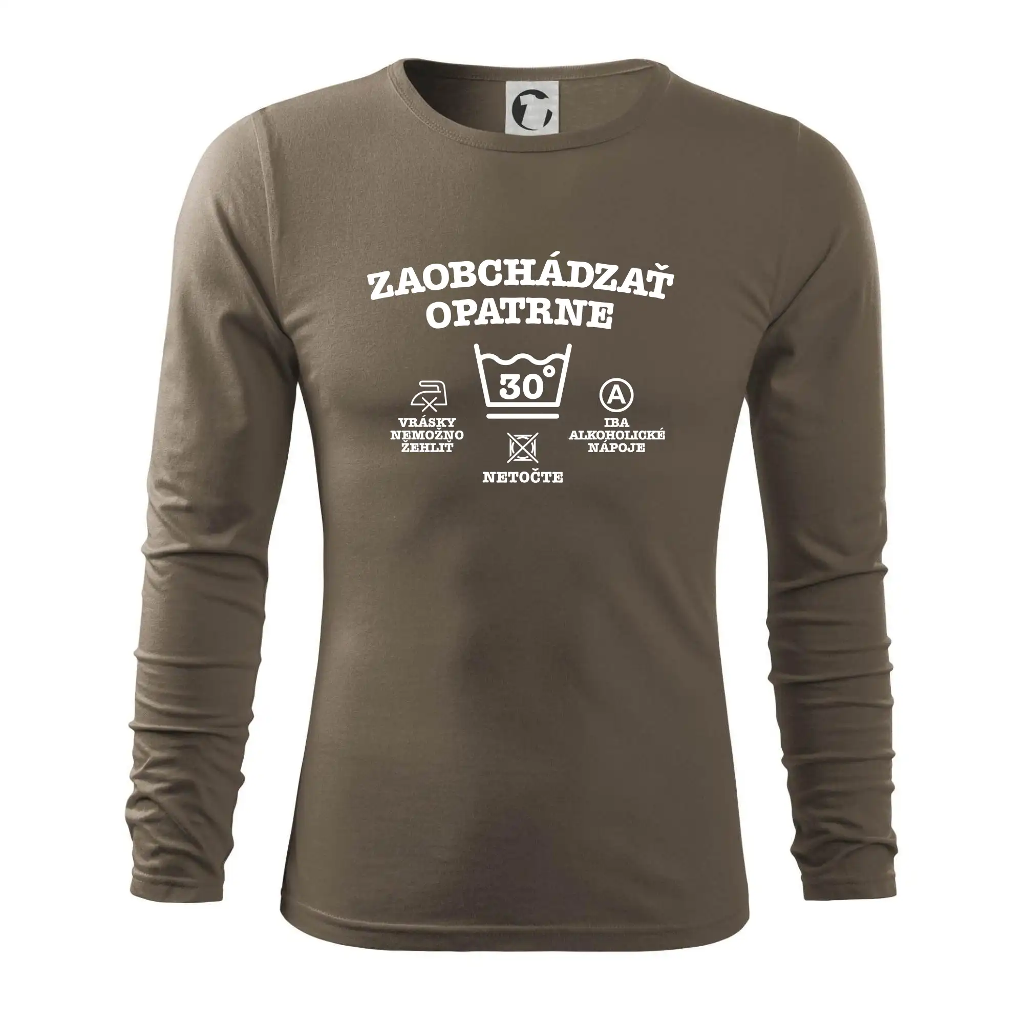 Tričká k narodeninám - Zaobchádzať opatrne 30 - Tričko s dlhým rukávom FIT-T long sleeve