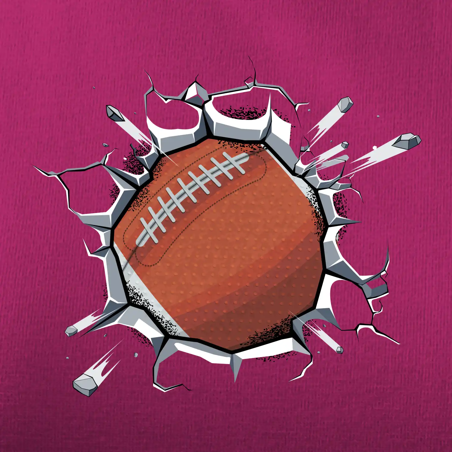 Americký fotbal míč v triku