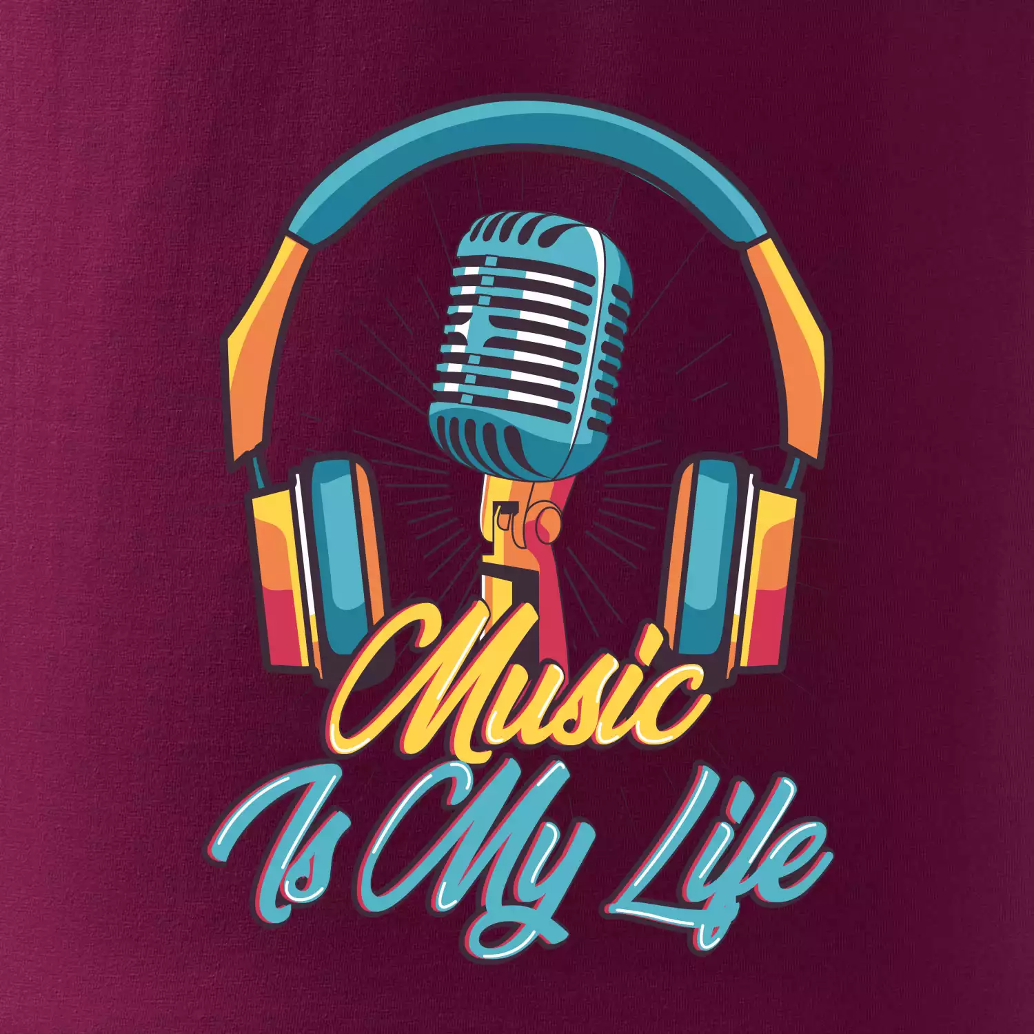 Music is my life sluchátka