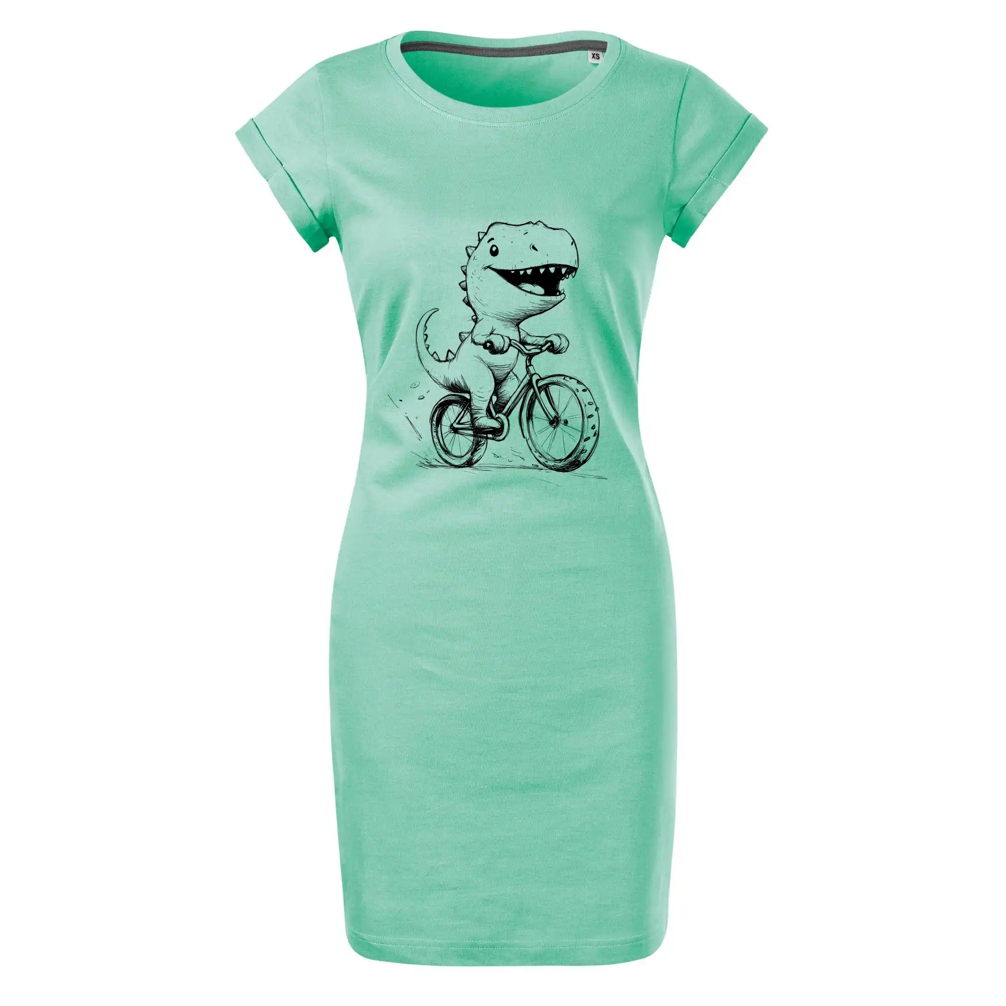 Roztomilý Dinosaurus na kole