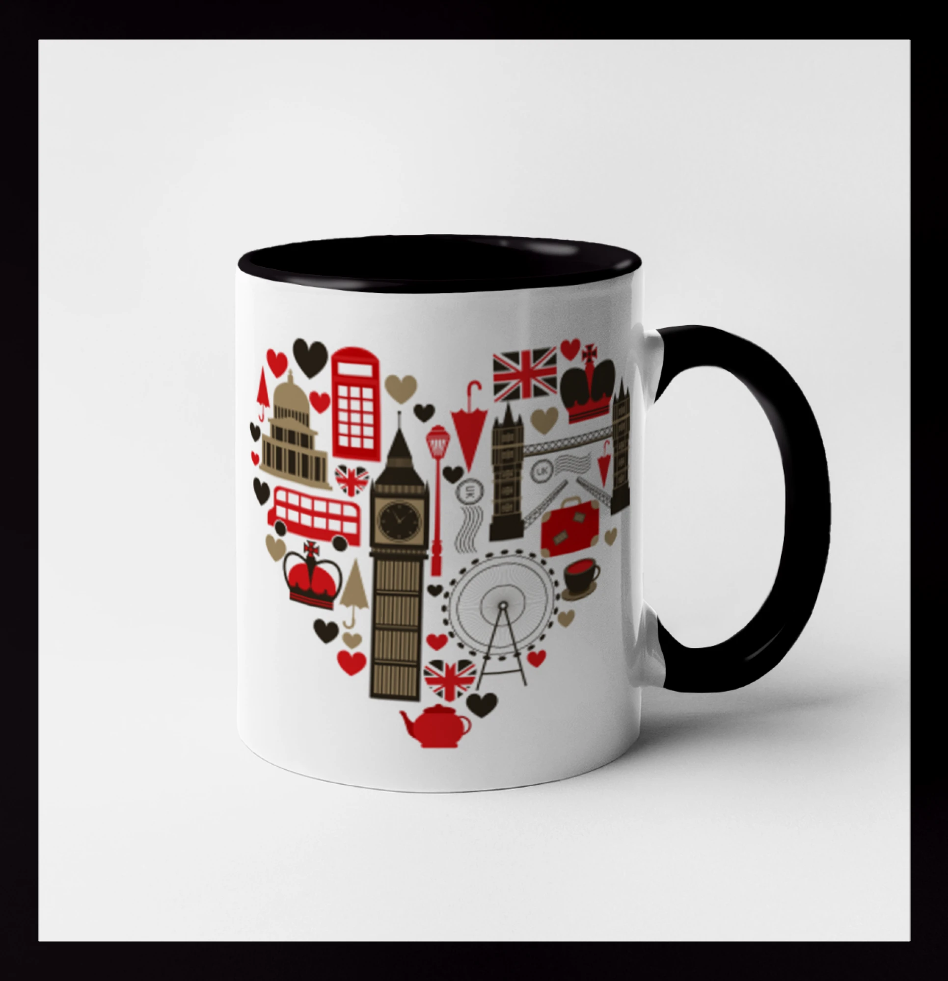 Britské srdce - objekty