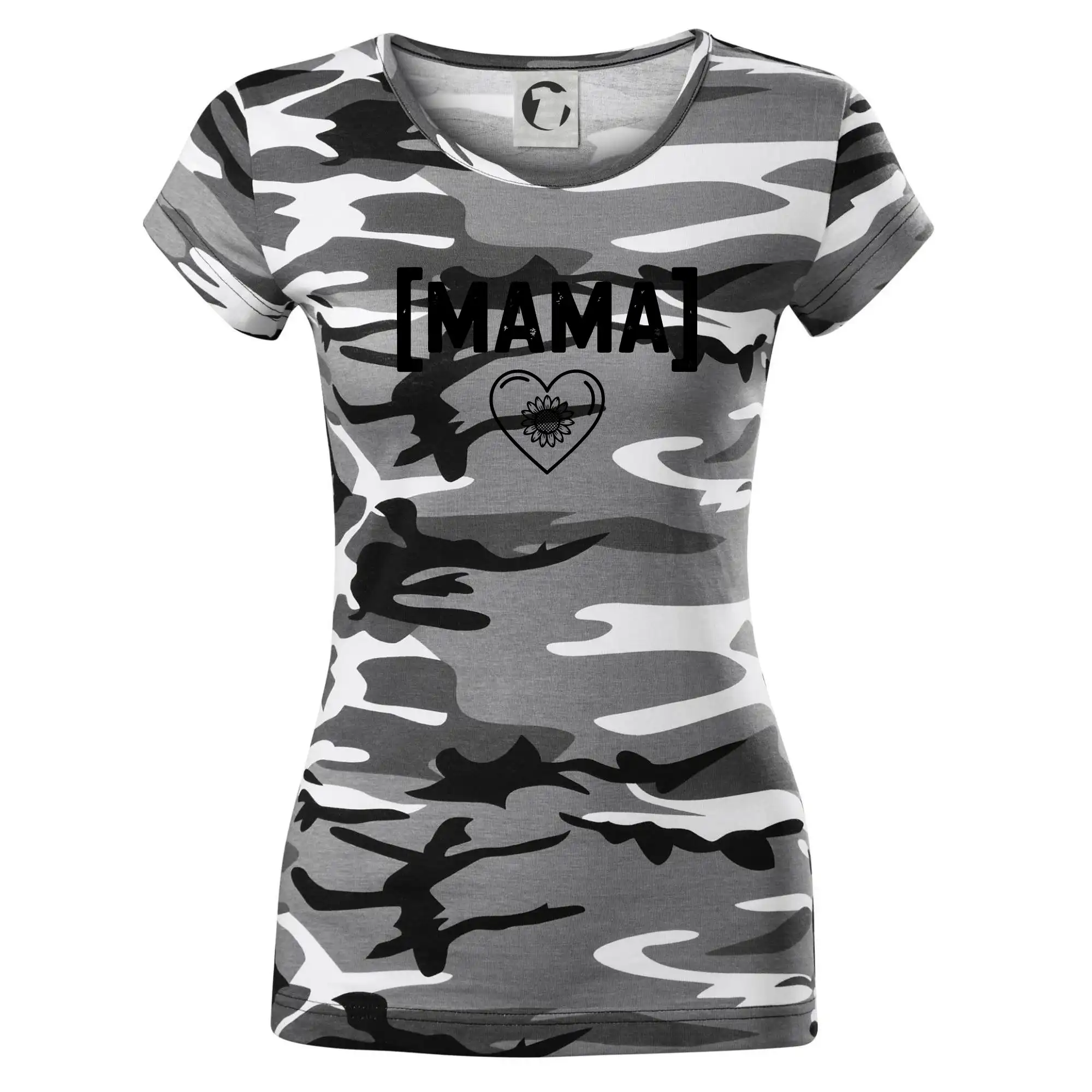 Máma nápis a srdce a slunečnice SK