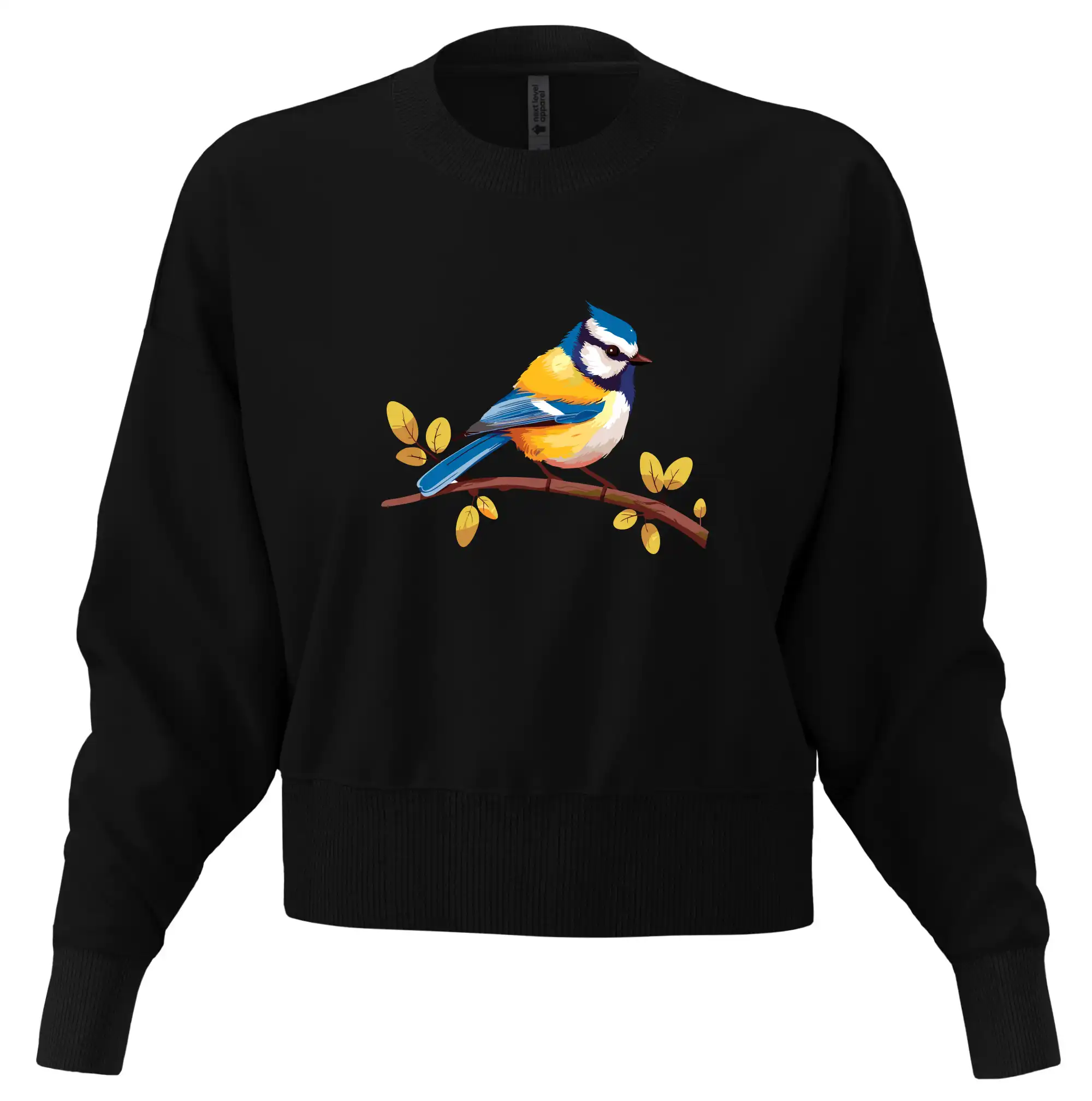 Sýkorka modřinka kreslená