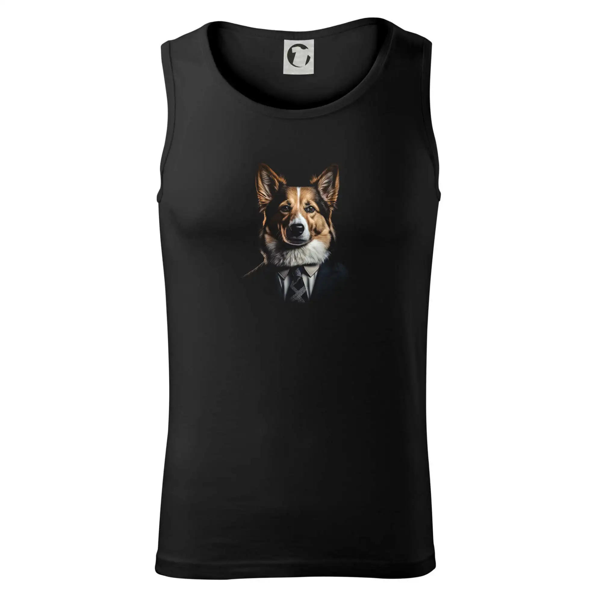 Ostatné psie plemená - Corgi v obleku - Tielko pánske Core