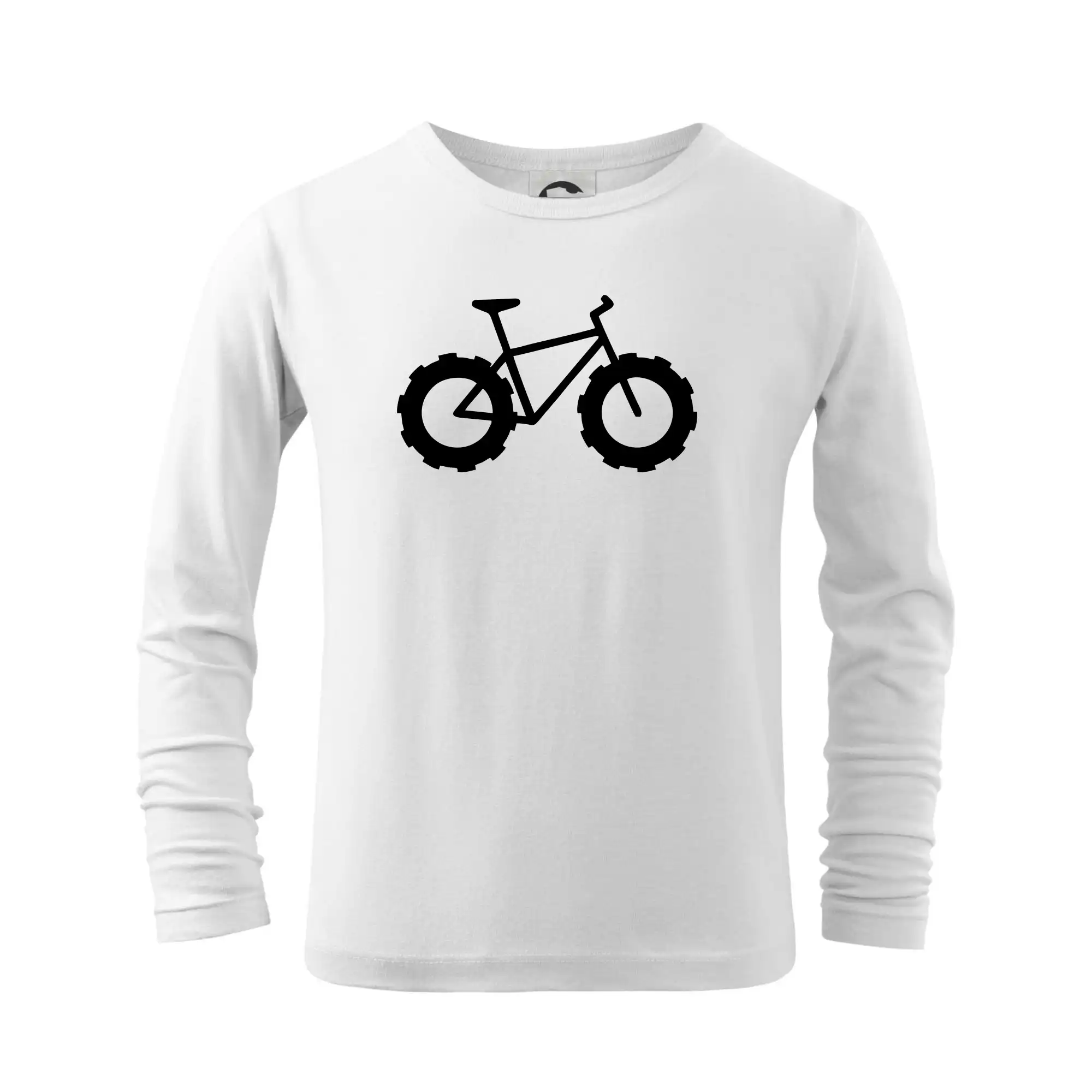 Tričko ako darček pre cyklistu - Fatbike - Tričko detské Long Sleeve