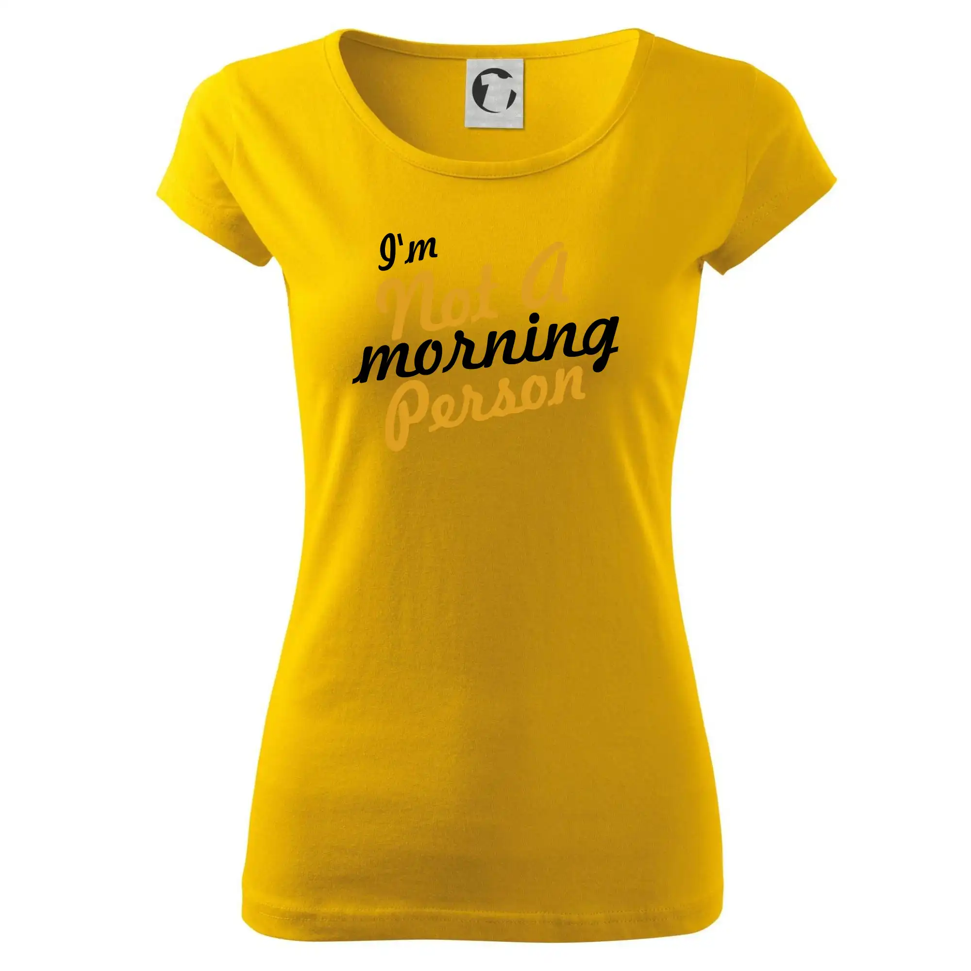 Ostatné nápisy - I'm not a morning person - Dámske tričko Pure
