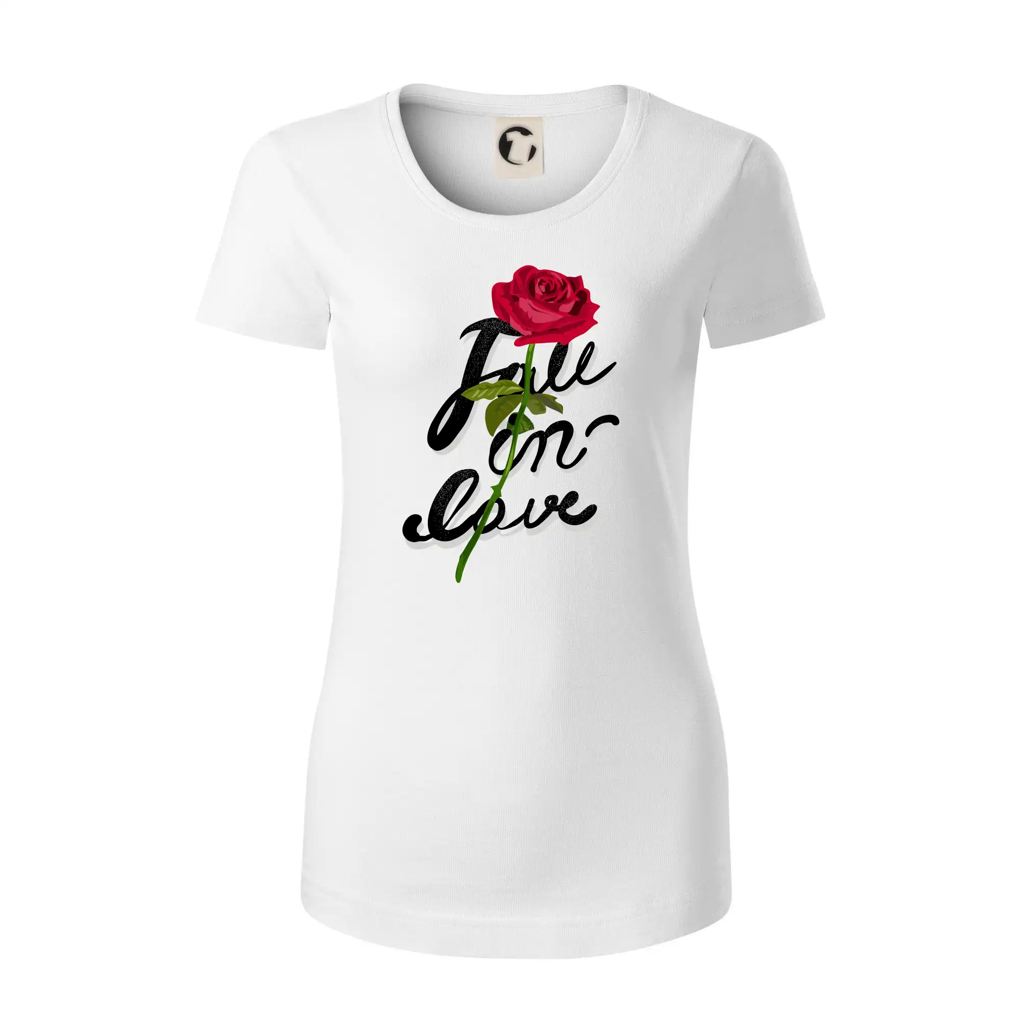 Tričká pre zamilovaných - Fall in Love - Dámske tričko z organickej bavlny Origin (GOTS)