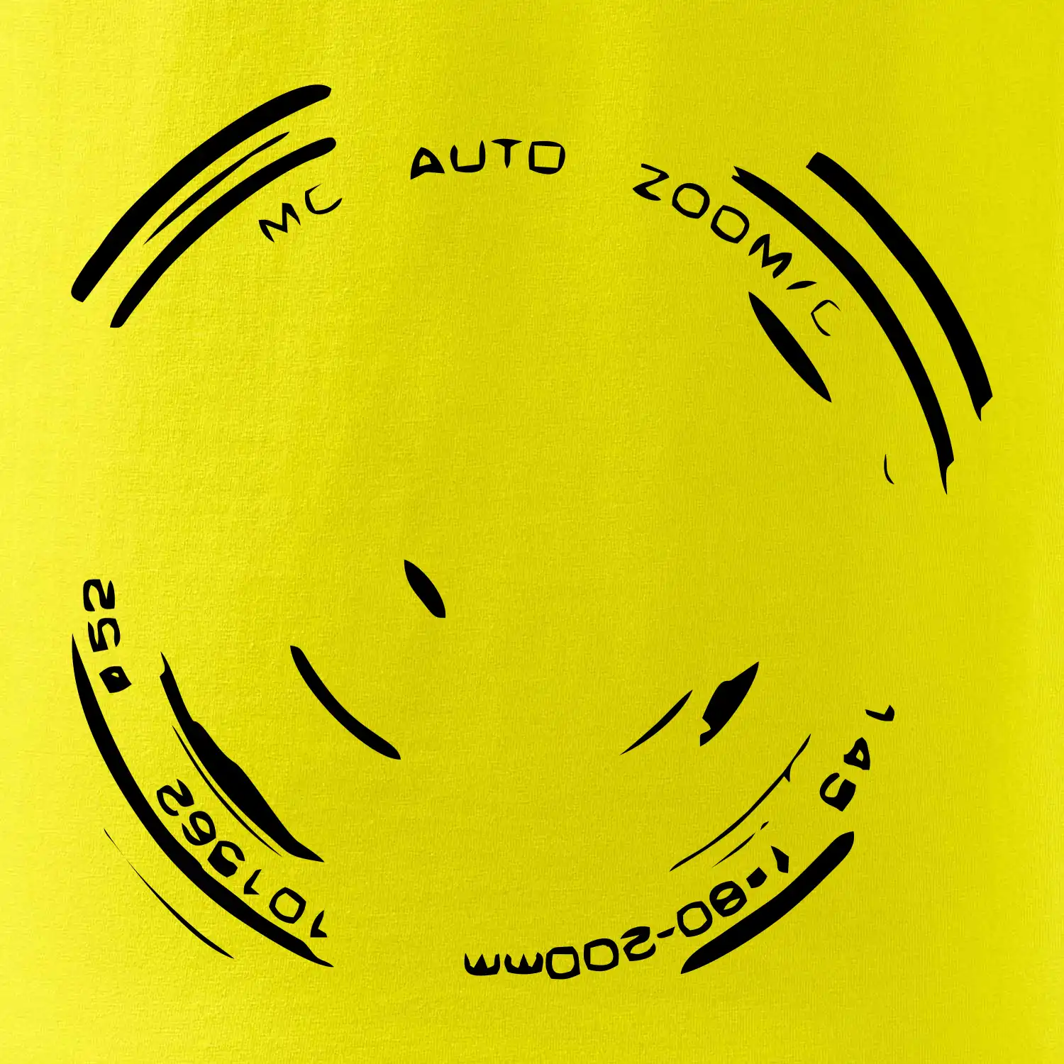 Foto objektiv obtisk