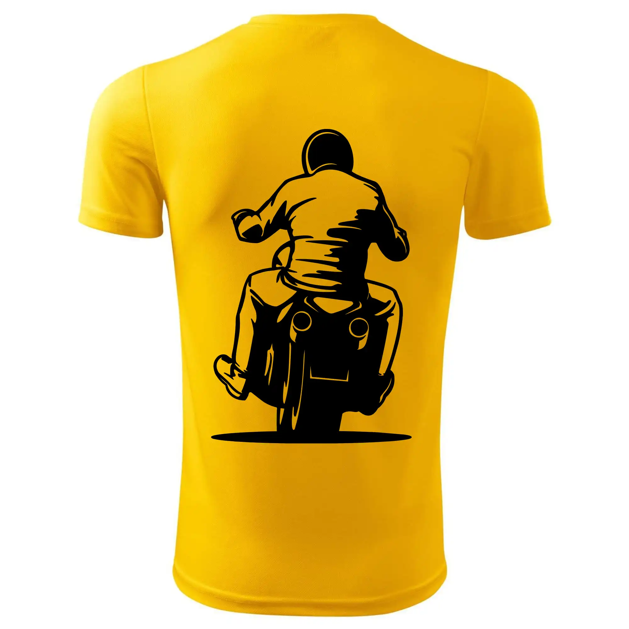 Chopper triko - Motorkář na zádech - chopper - Pánske tričko Fantasy športové