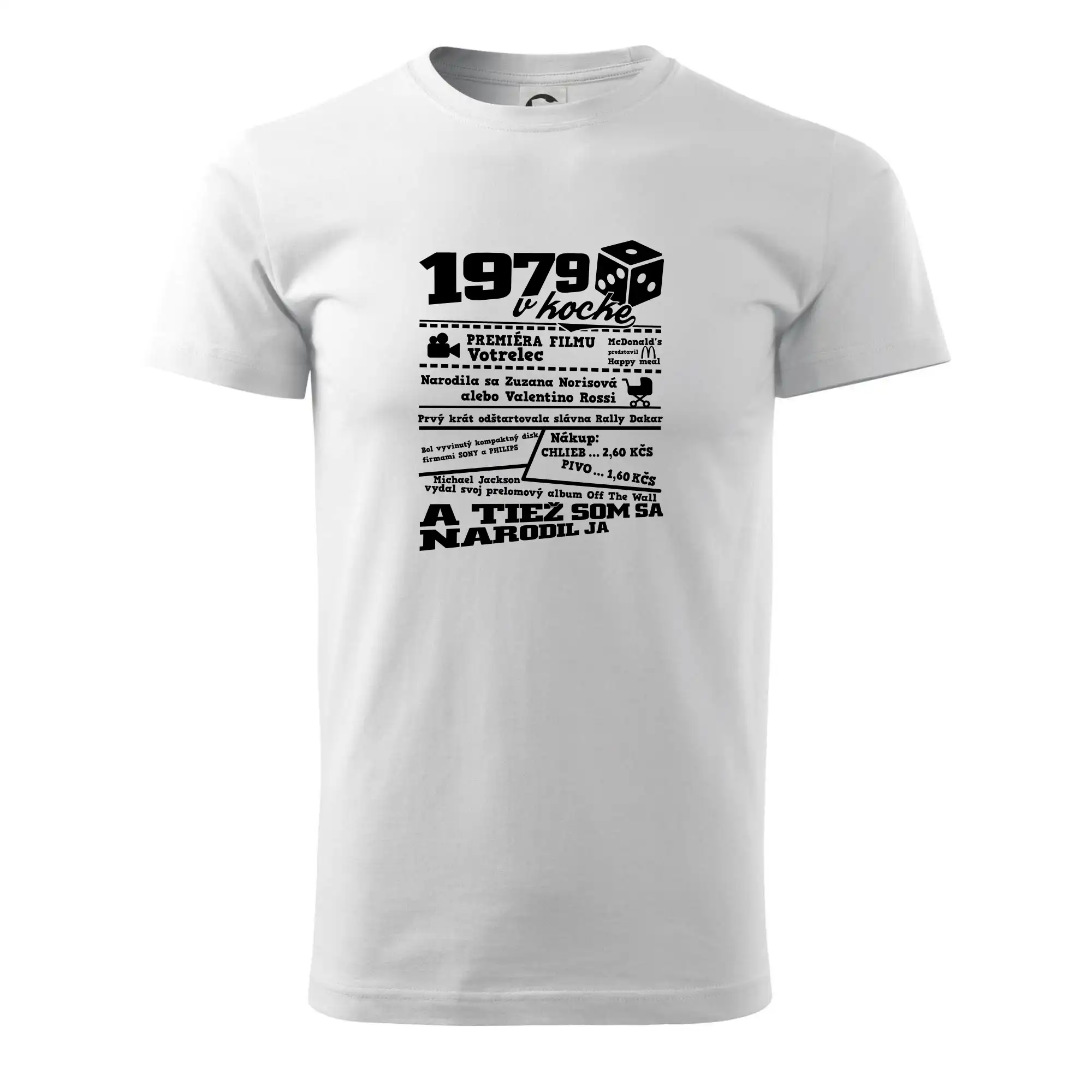 1979 v kocke - Pánske tričko nižšej gramáže
