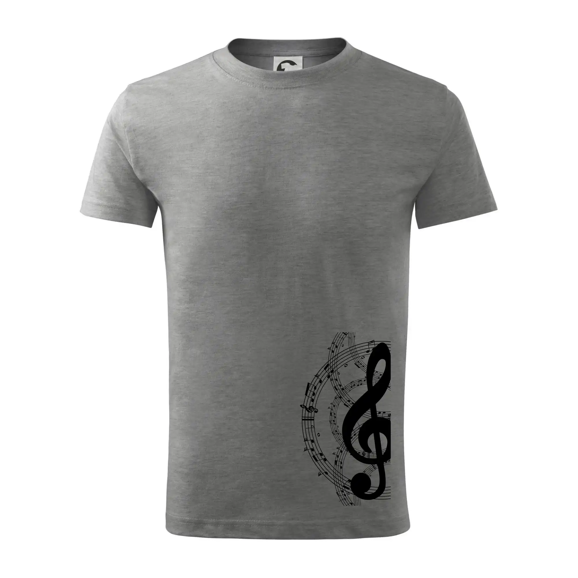 Houslový klíč a noty