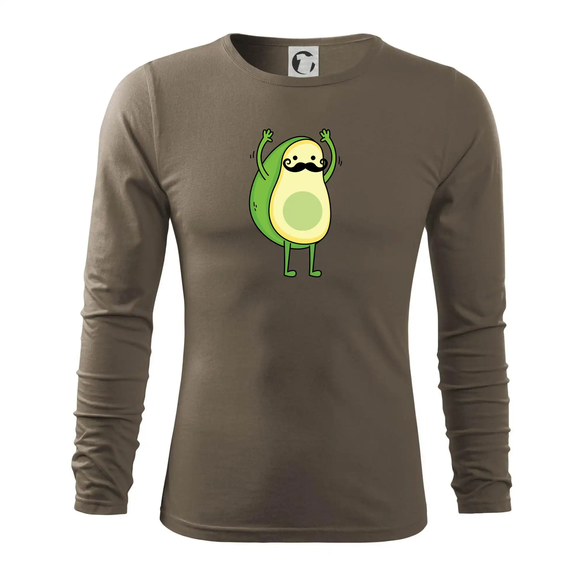Tričká pre zamilovaných - Párové triko - avokádo - Tričko s dlhým rukávom FIT-T long sleeve