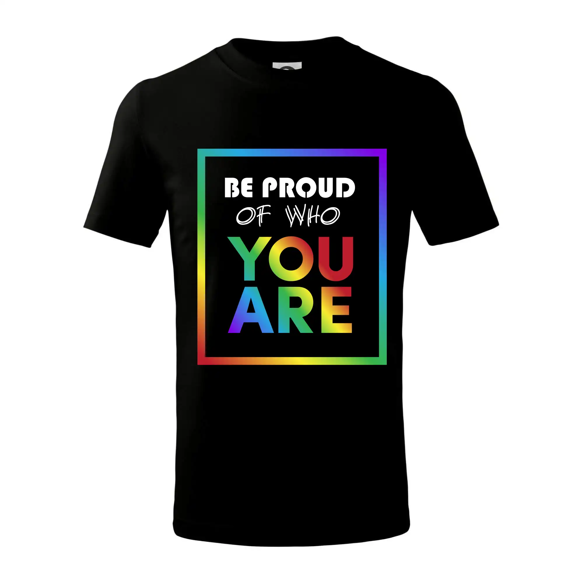 Tričká pre LGBT a Queer komunitu - Be proud of who you are - Tričko detské bavlnené