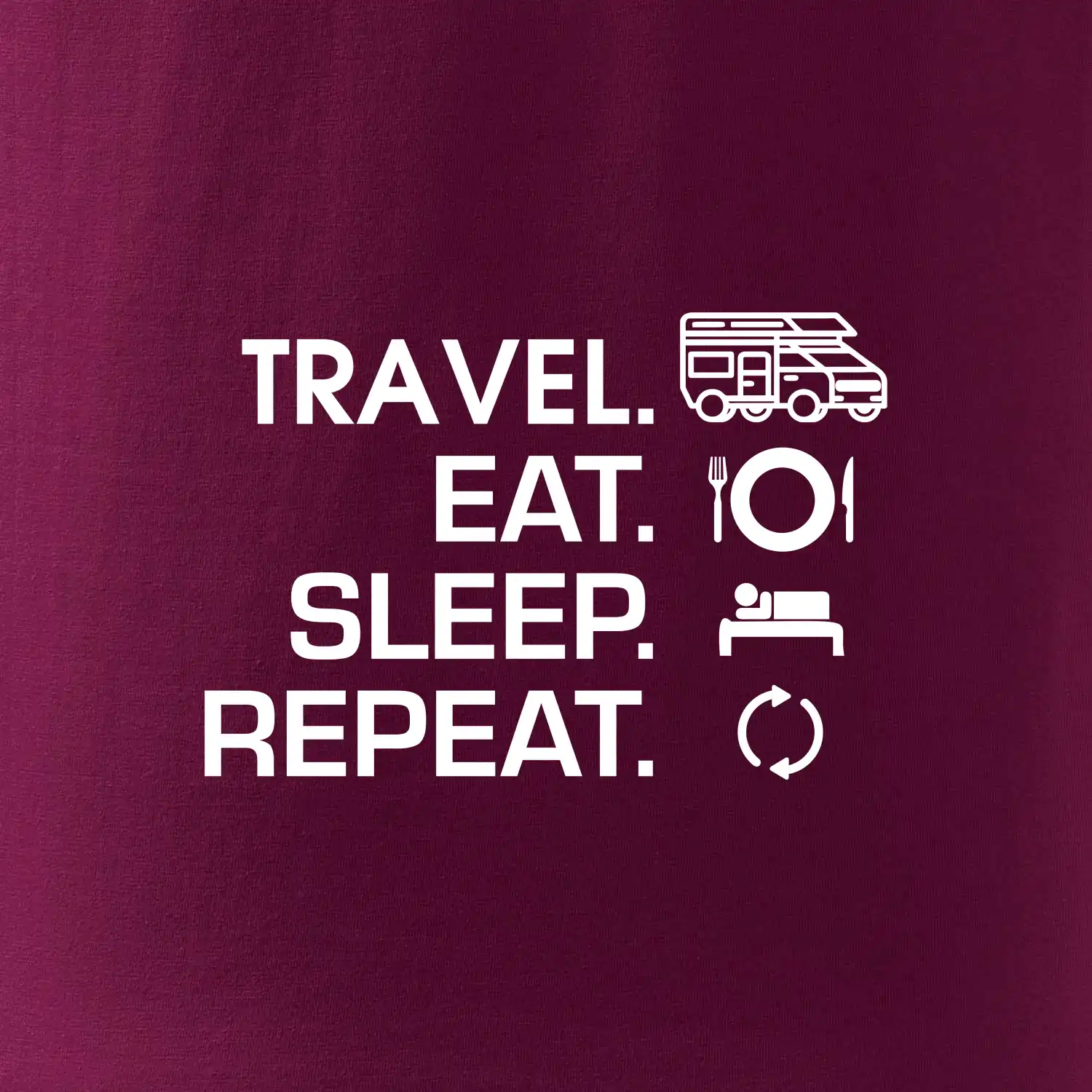Eat sleep travel - alkovna