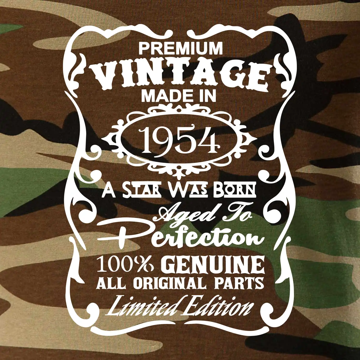 Vintage Etiketa - 1954