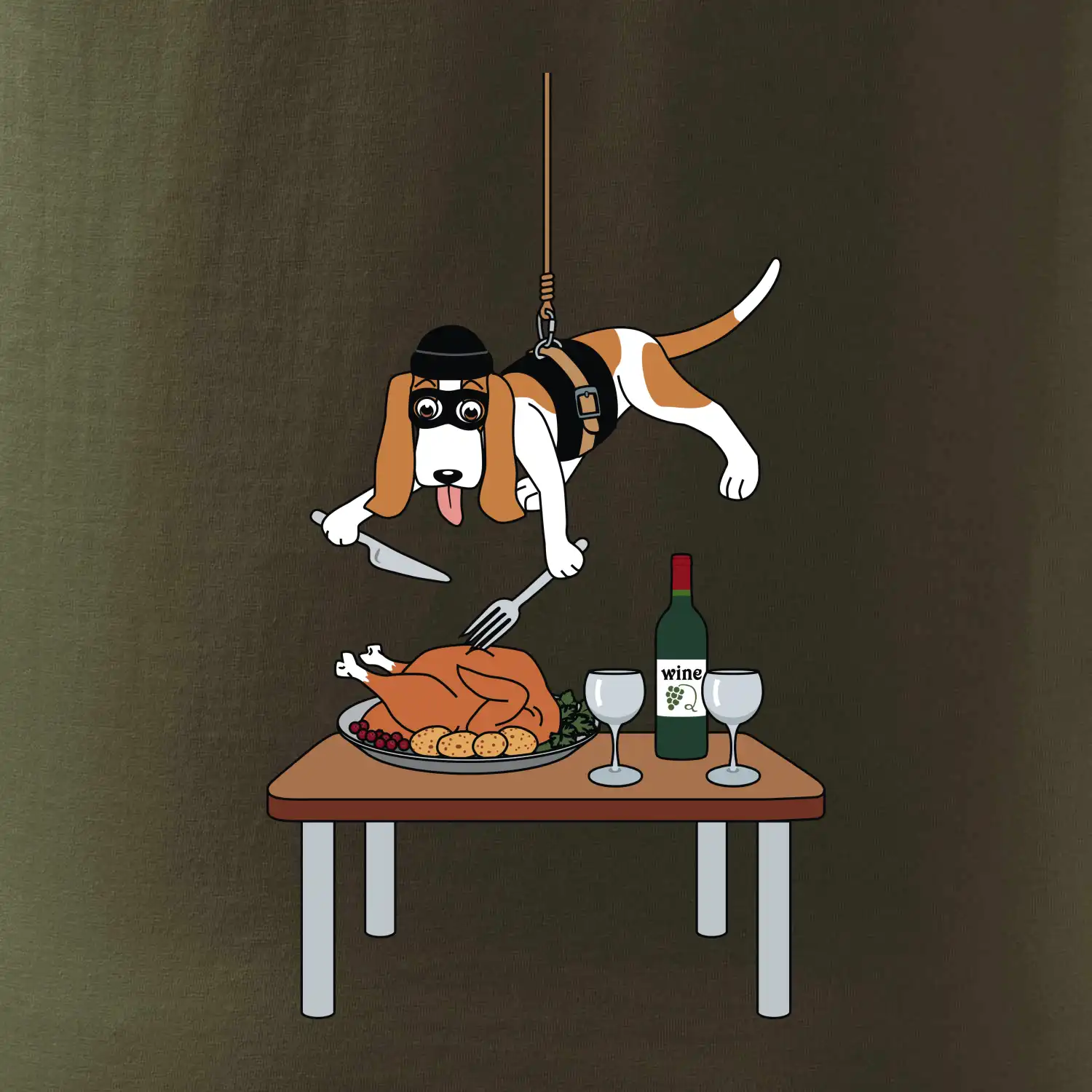 Malý zloděj - baset (Hana-creative)