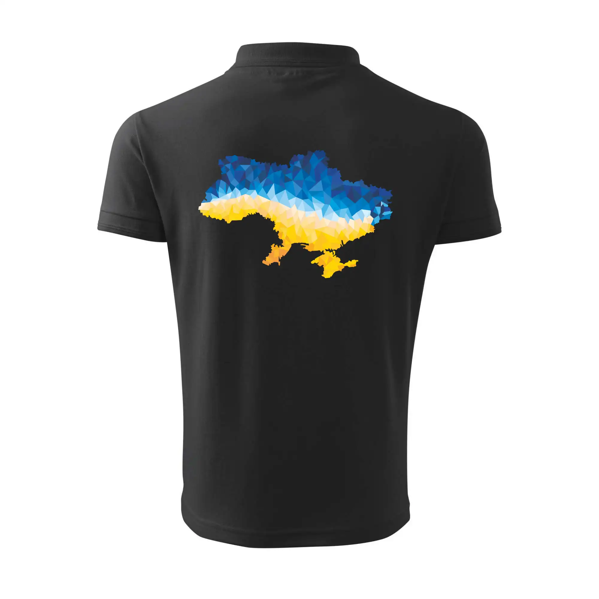 Mapa Ukrajiny polygony