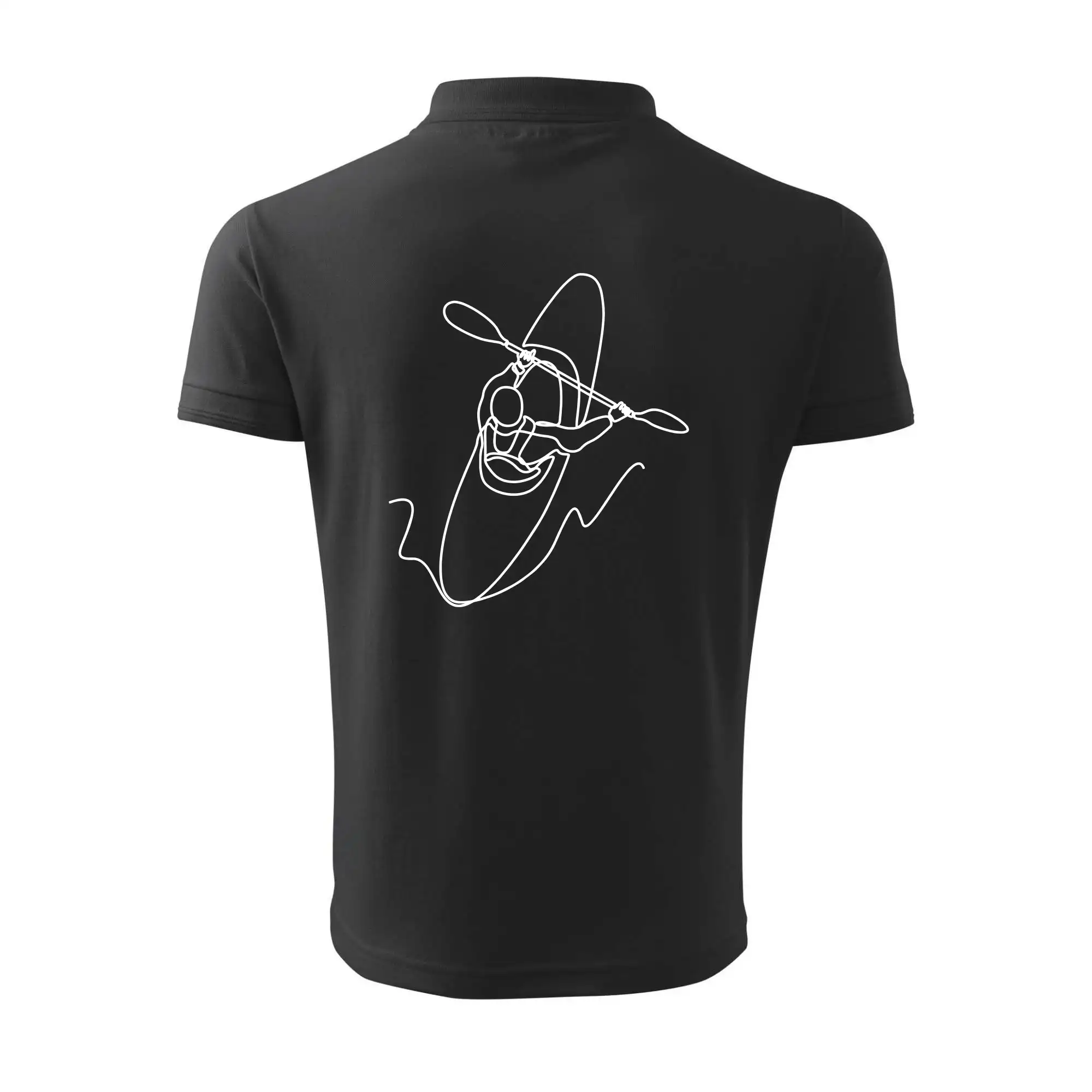 Kajak  ze shora jedním tahem