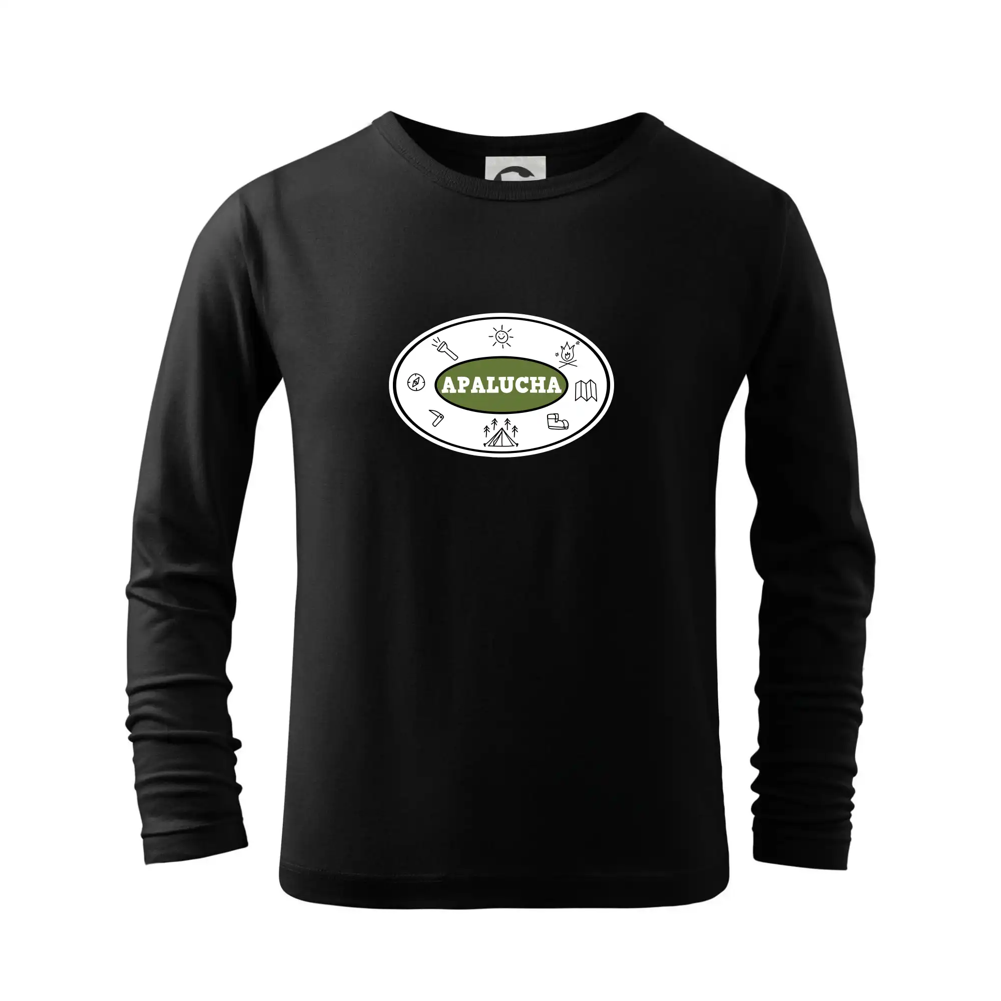 Rodinné tričká - Apalucha logo - Tričko detské Long Sleeve