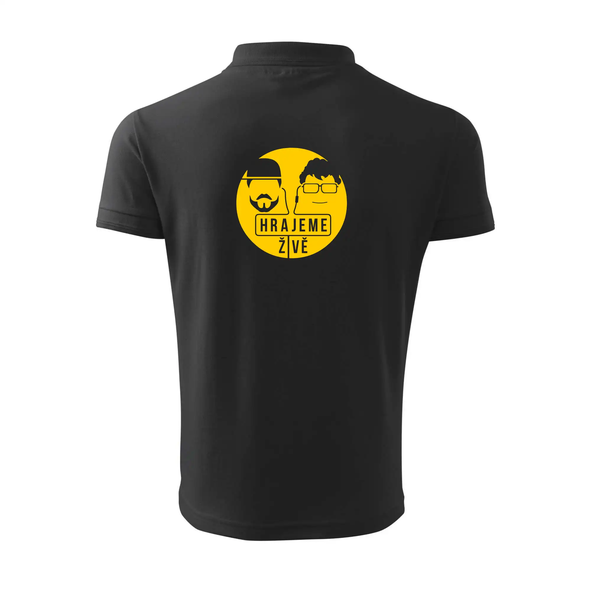 Tričká, mikiny a šiltovky pre Youtubery - Vortex hrajeme živě - Polokošeľa pánska Pique Polo 203