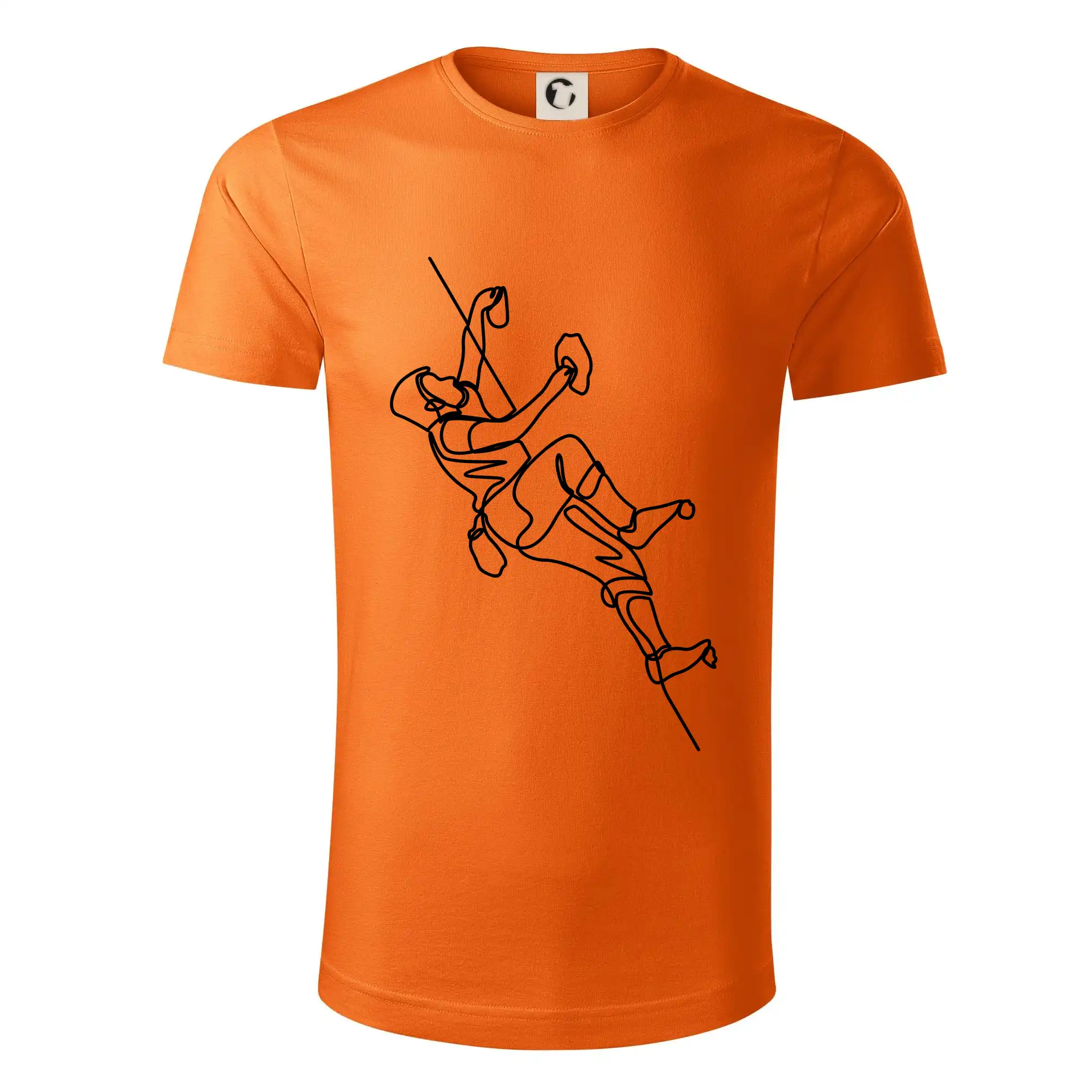 Lezecká stěna jedním tahem