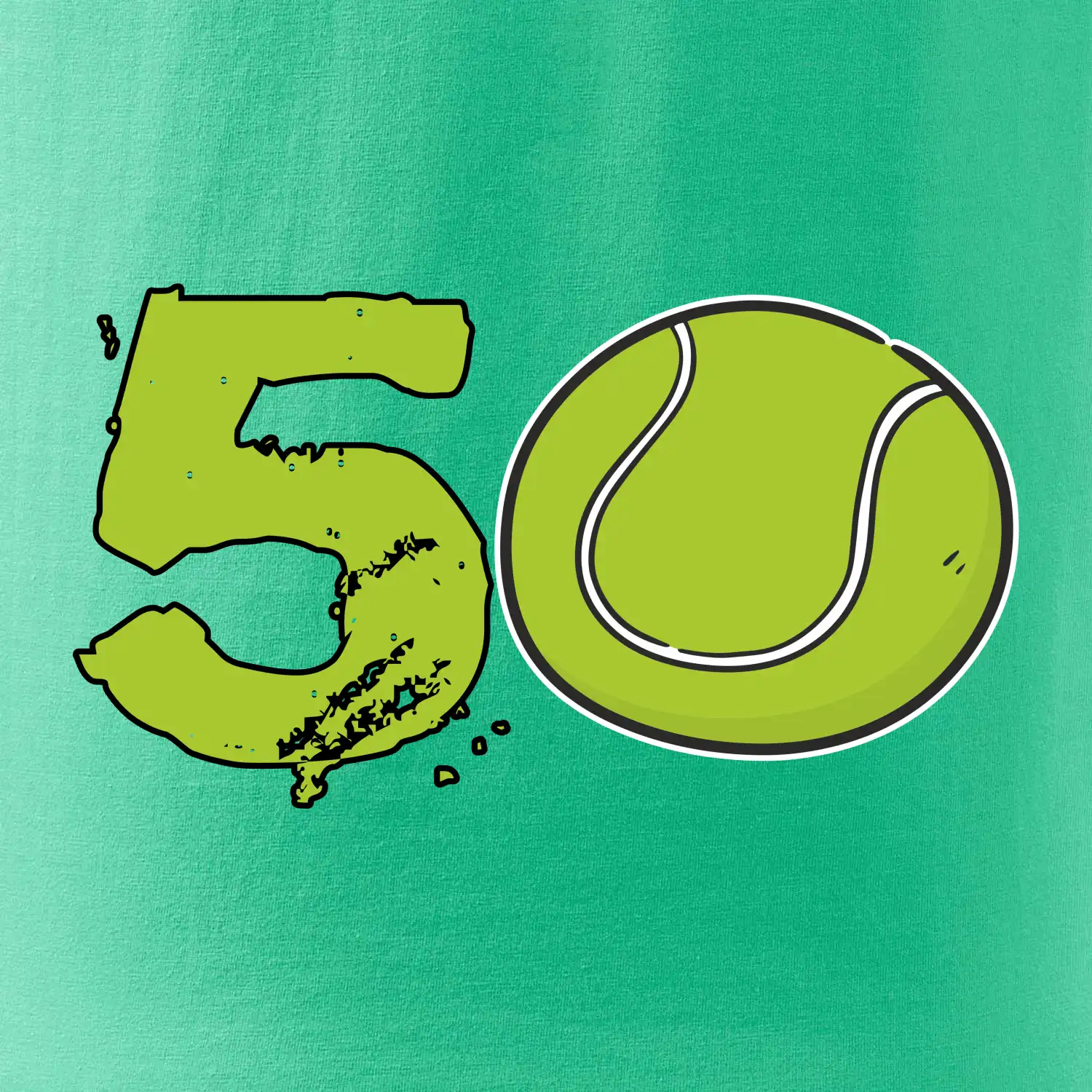 Tenis kulaté narozeniny 50