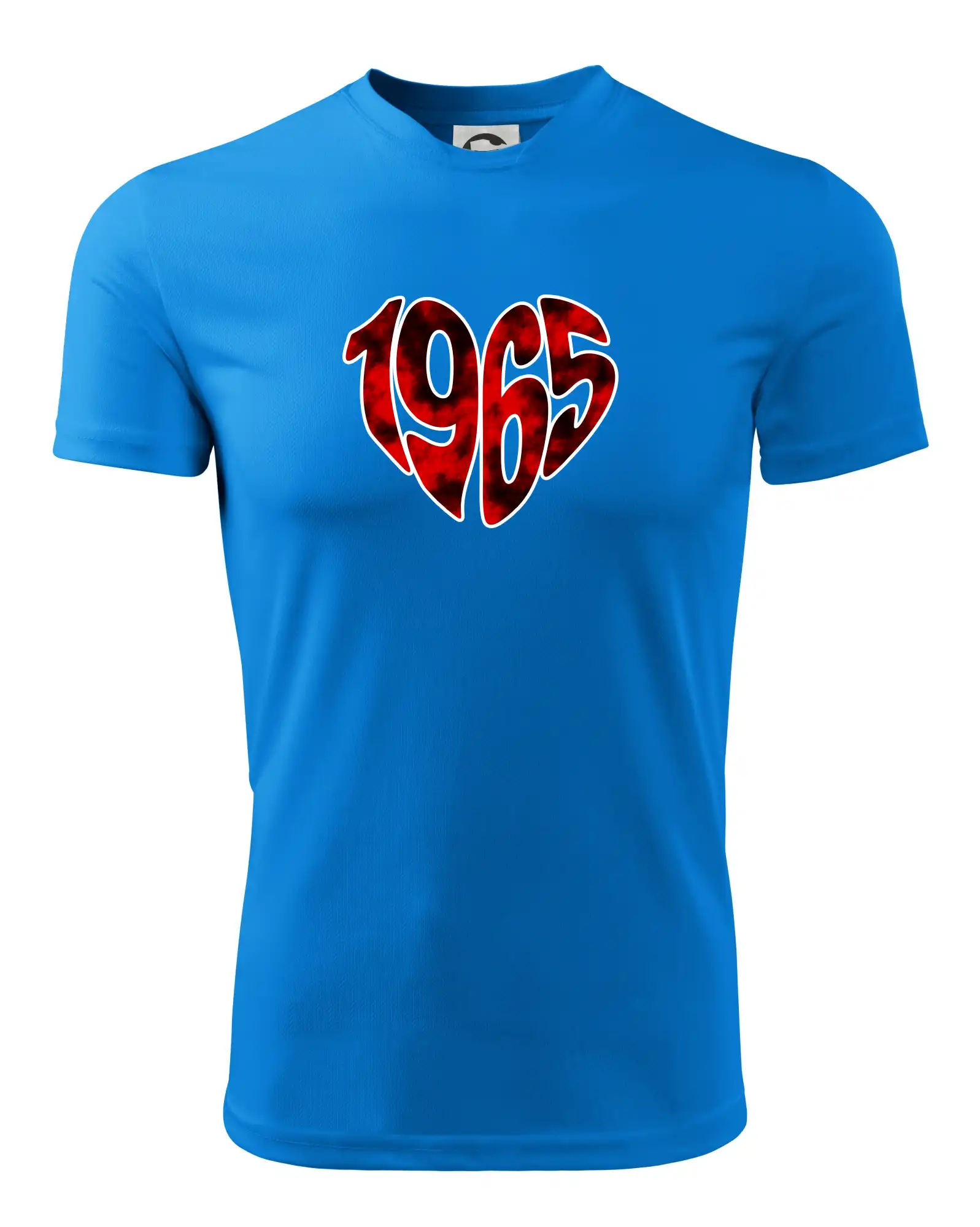 Tričká k narodeninám - 1965 v srdci - Pánske tričko Fantasy športové