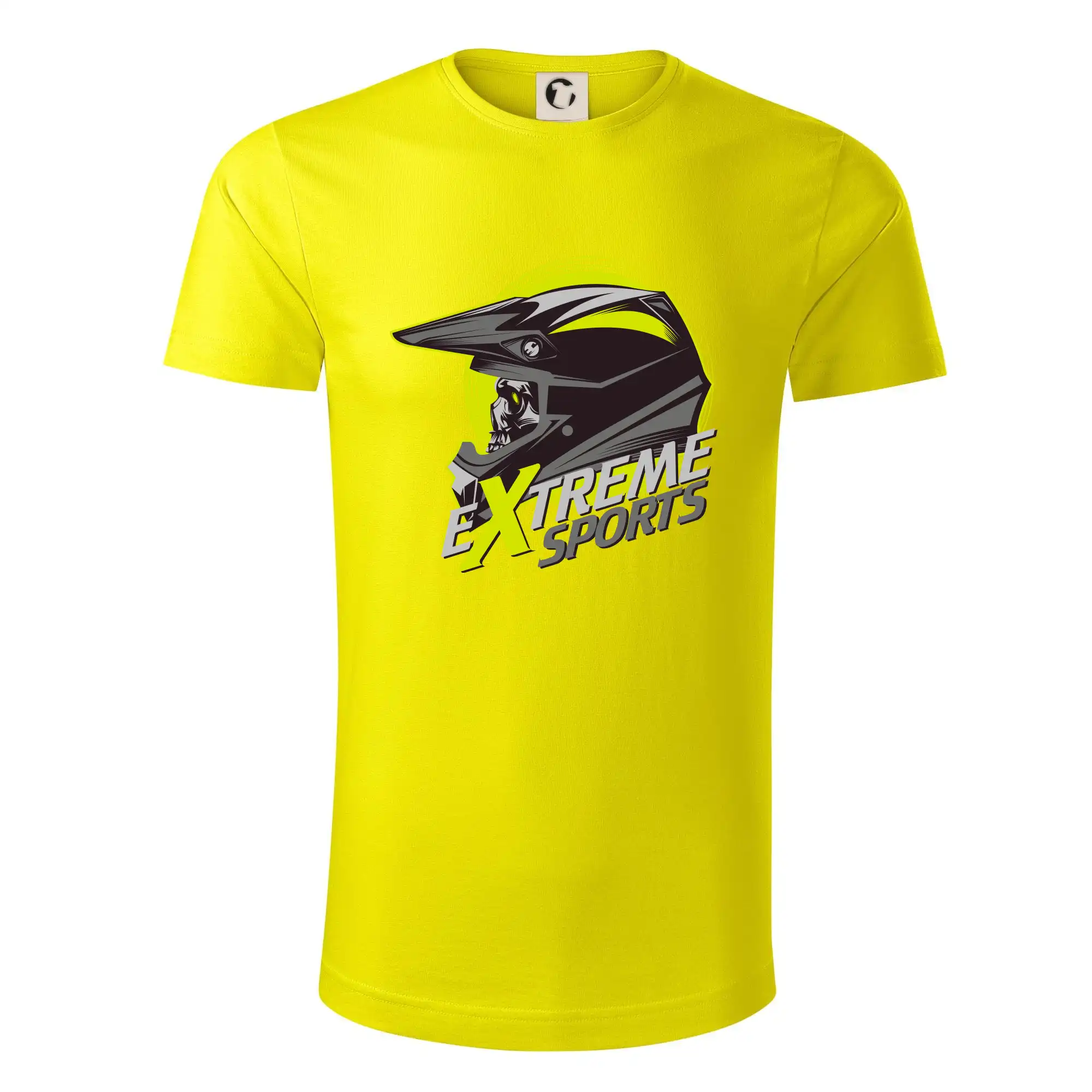 Motocross tričká - Motocross extreme sports helma - Tričko z organickej bavlny