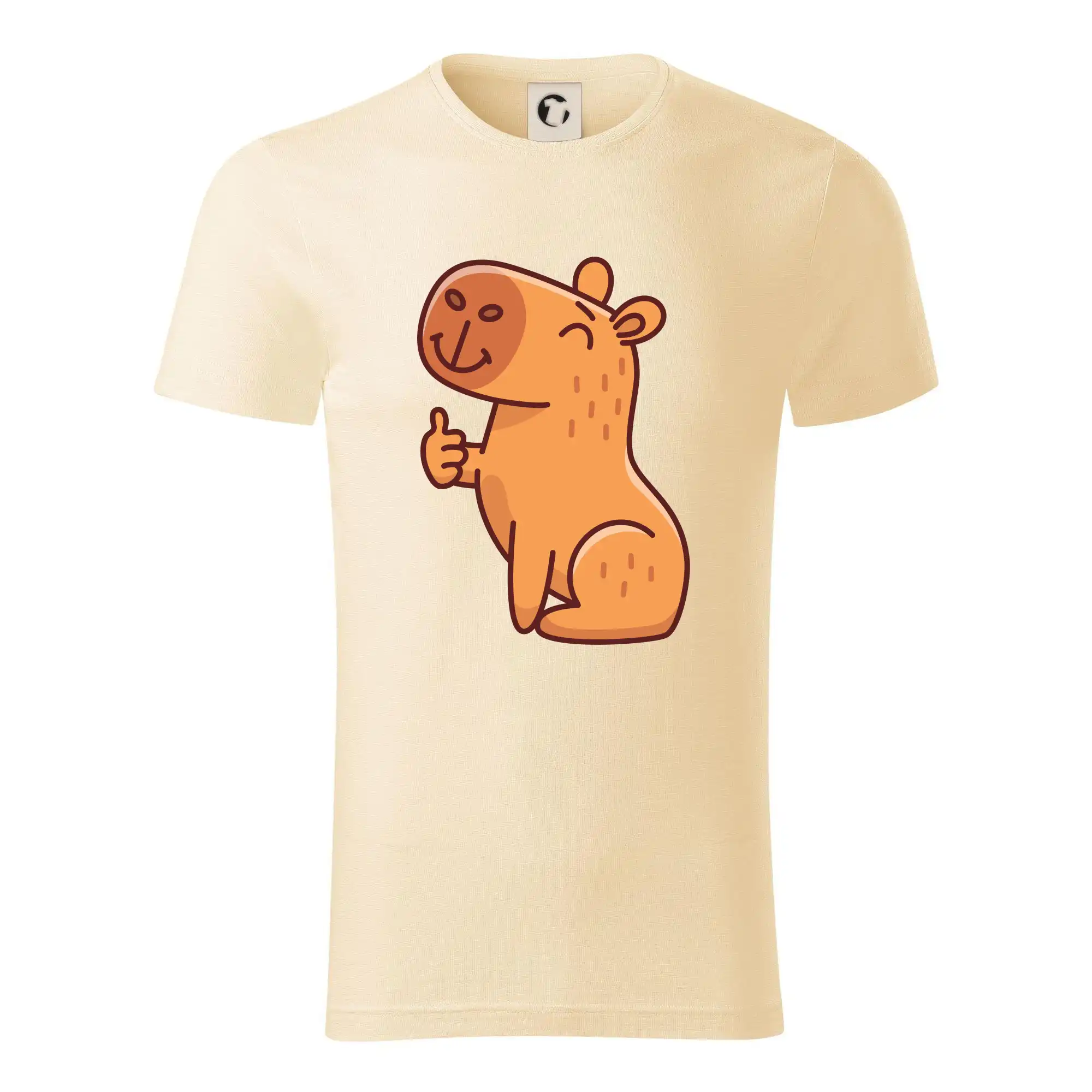 Kapybara s palcem nahoru