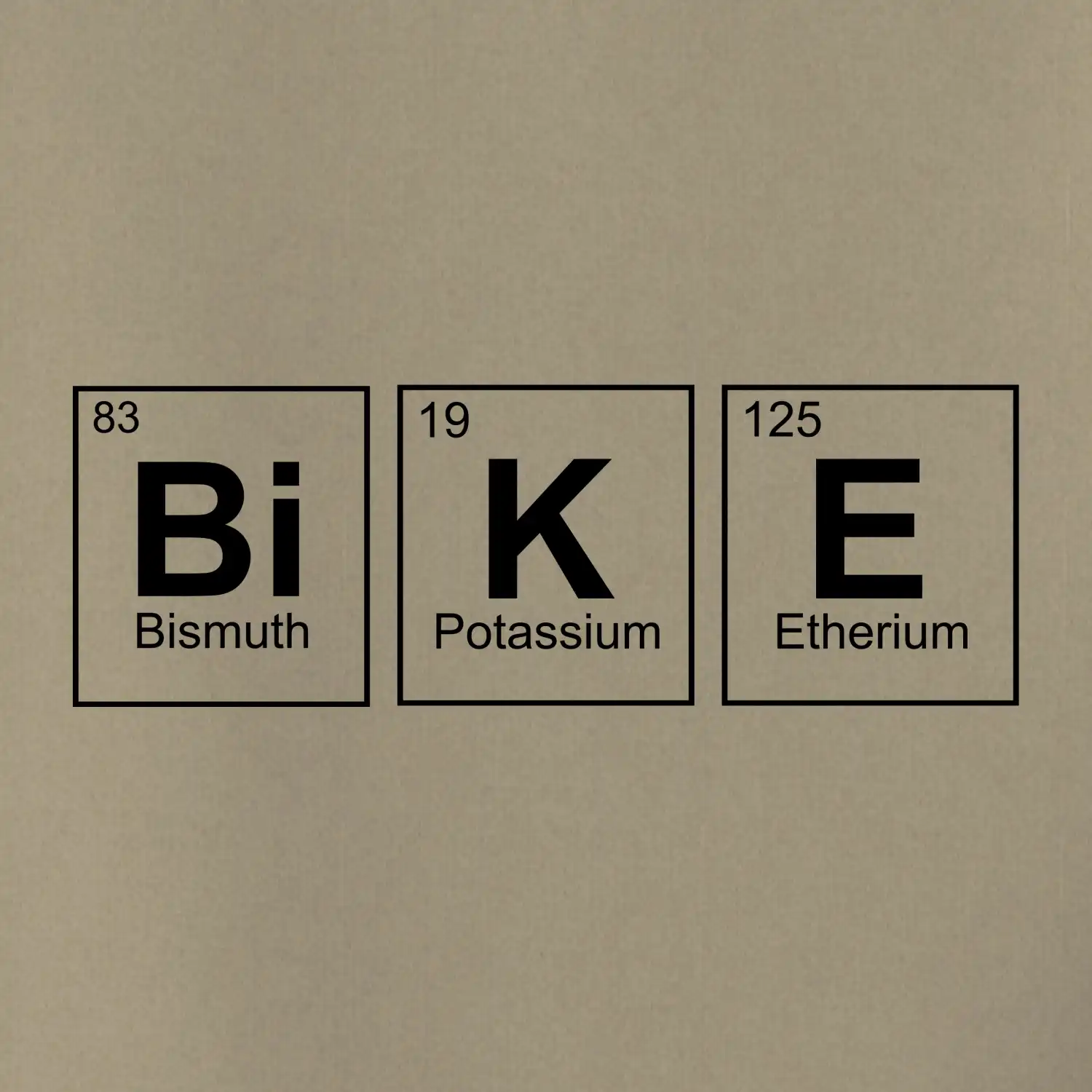 BiKE - periodická tabulka