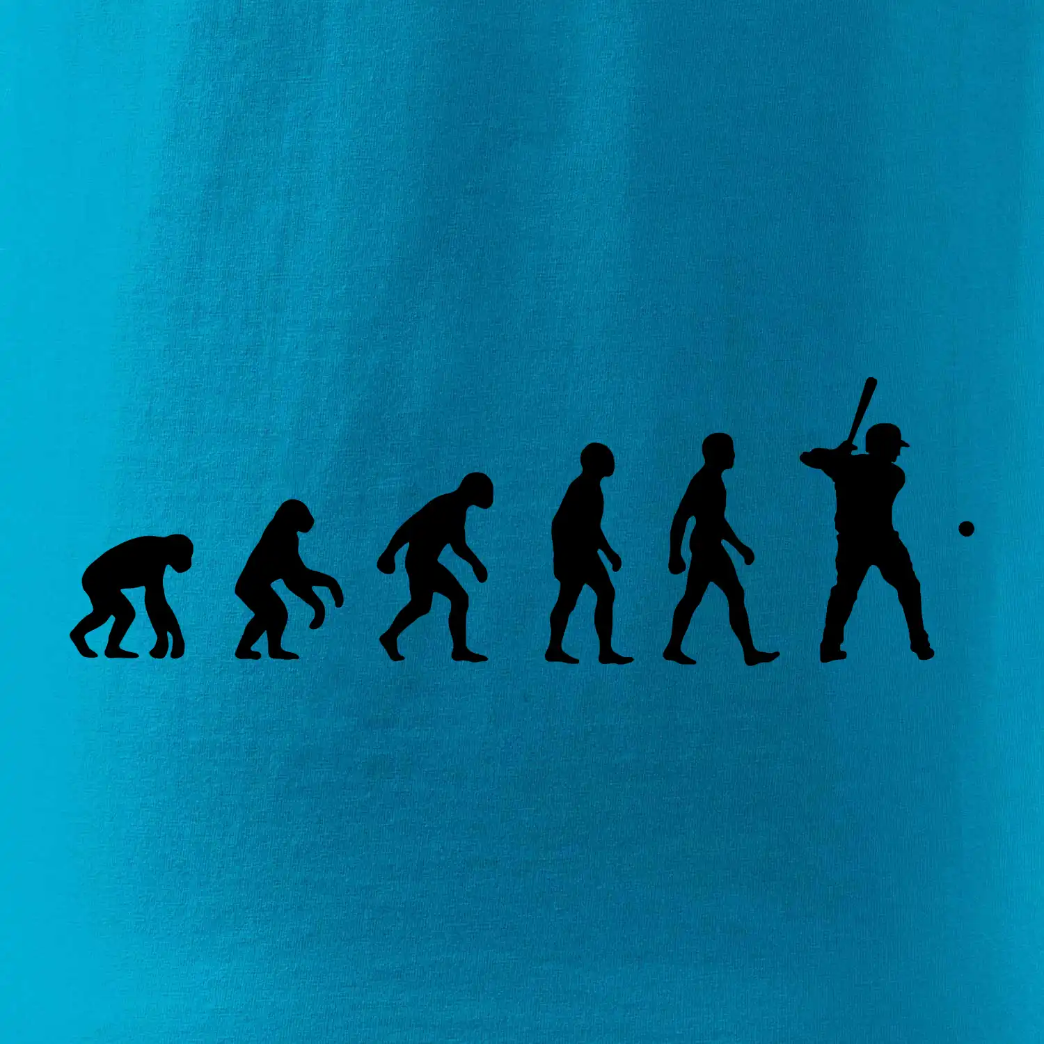 Evoluce baseball pálkař nápřah + míček
