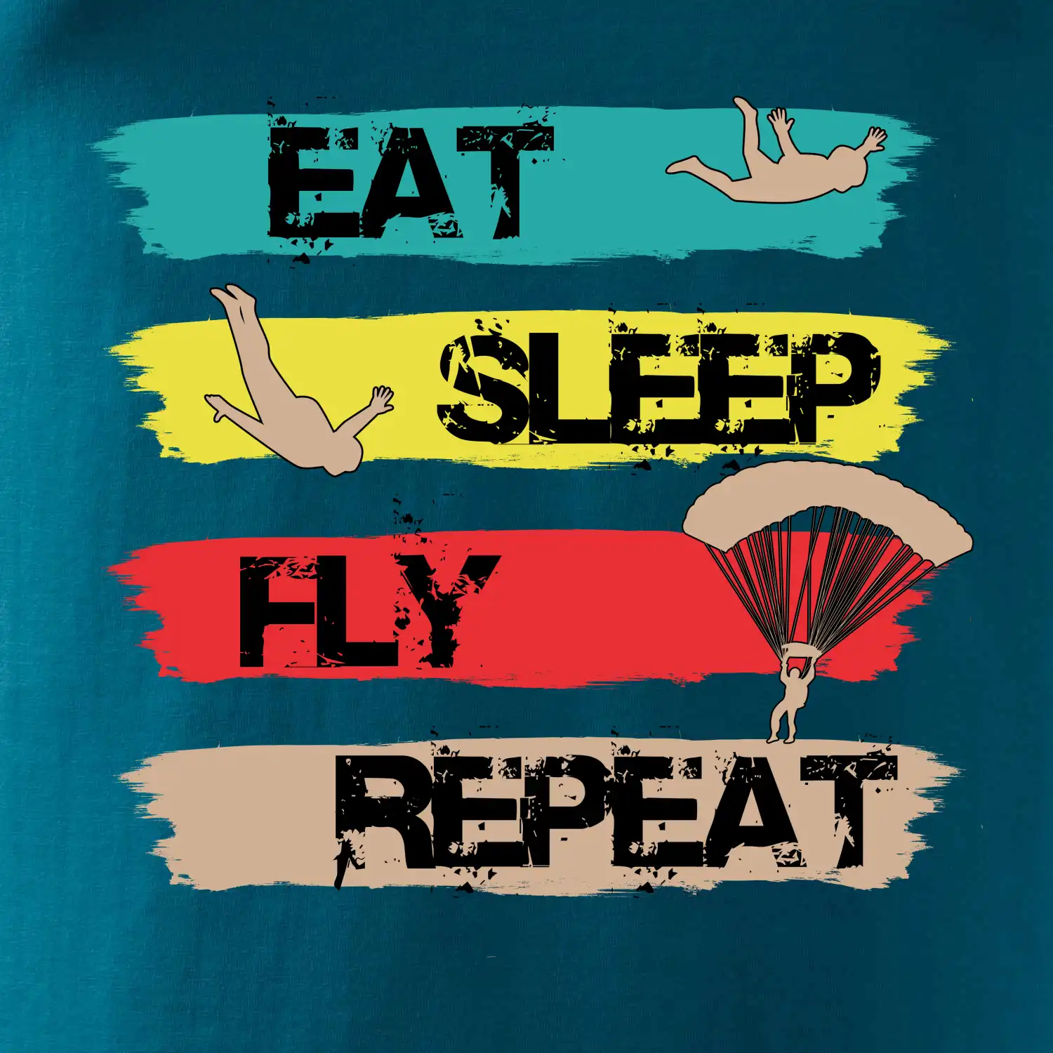 Eat Sleep Fly Repeat Paragliding