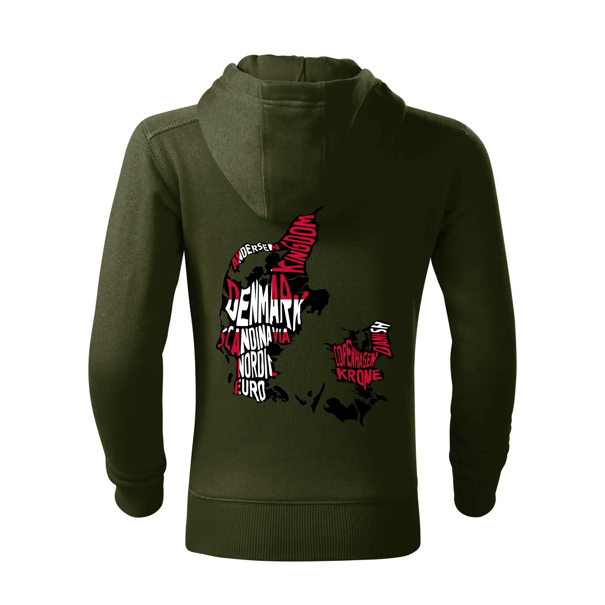 Mapy - názvy měst - Dánsko