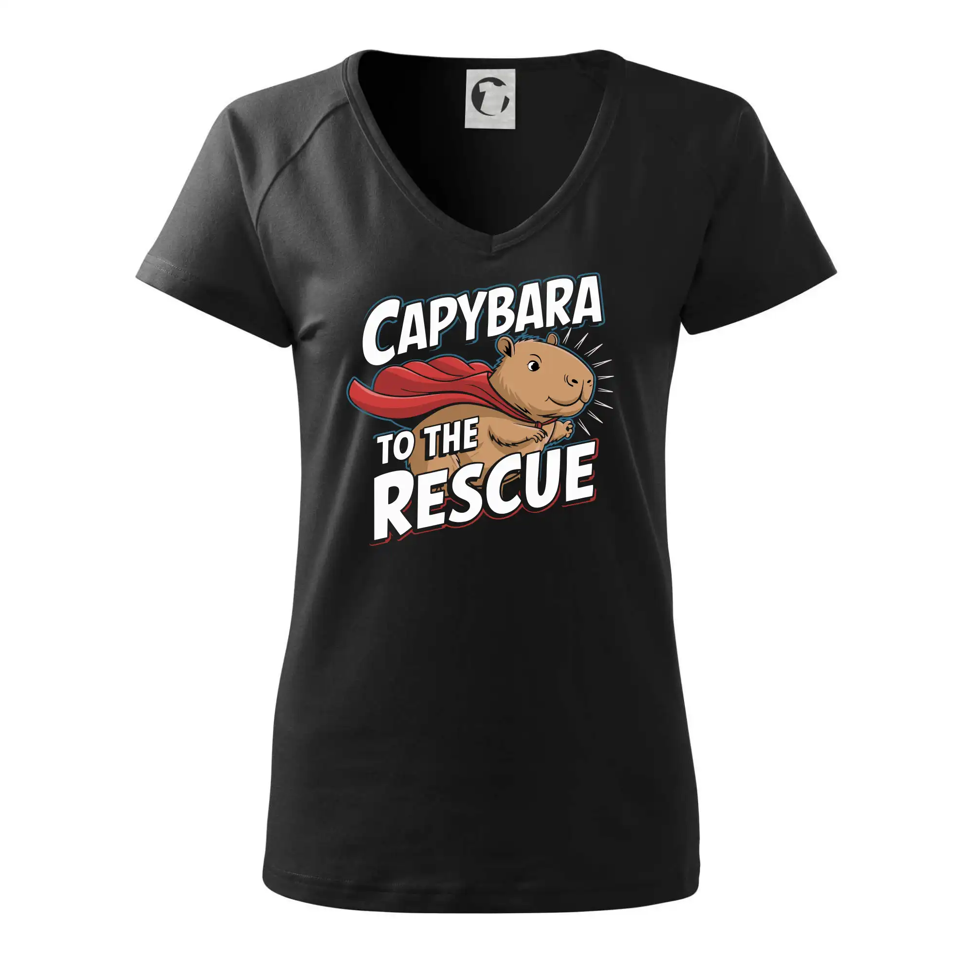 Tričká so zvieratami - Capybara to the Rescue - Tričko dámske Dream