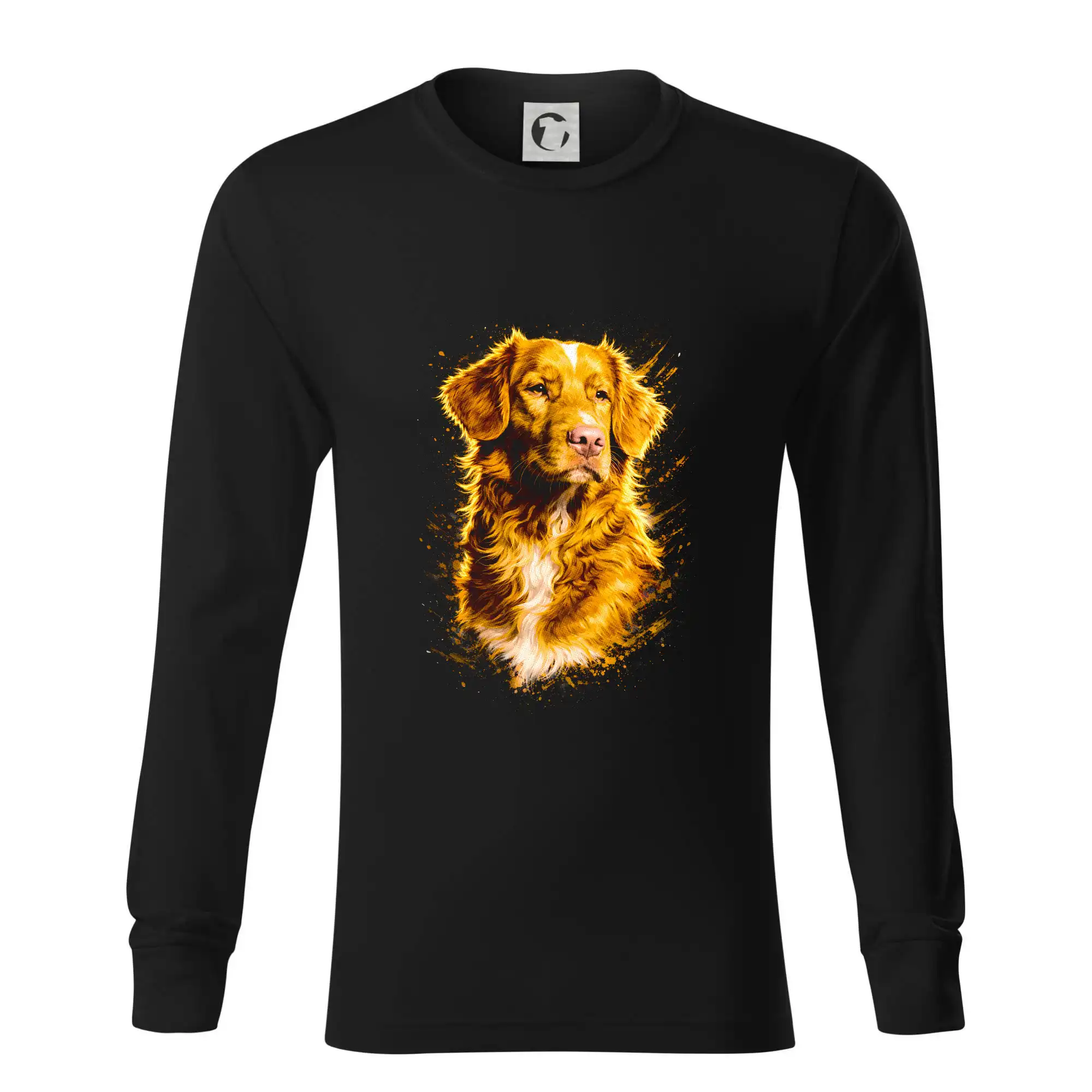 Ostatné psie plemená - Obrázok poltón Kanadský retriever (Nova Scotia Duck Tolling Retriever) - Tričko s dlhým rukávom LS R05