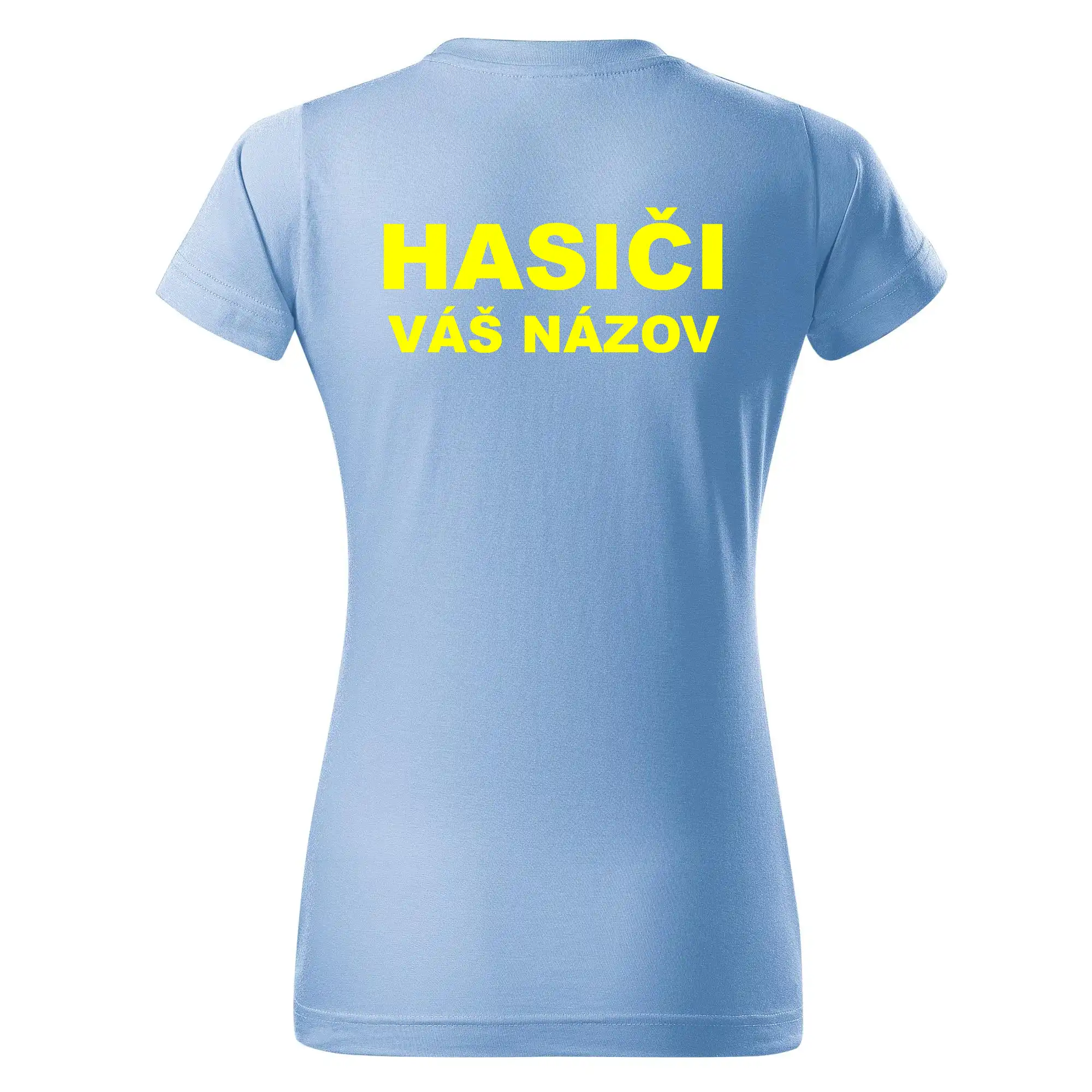 Hasiči - žltý nápis - váš názov zboru