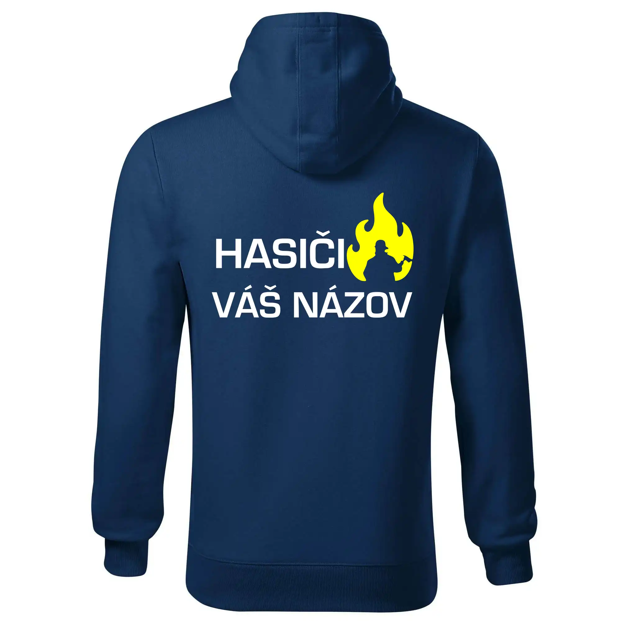 Hasiči - Váš názov - FLUO + Reflexná potlač