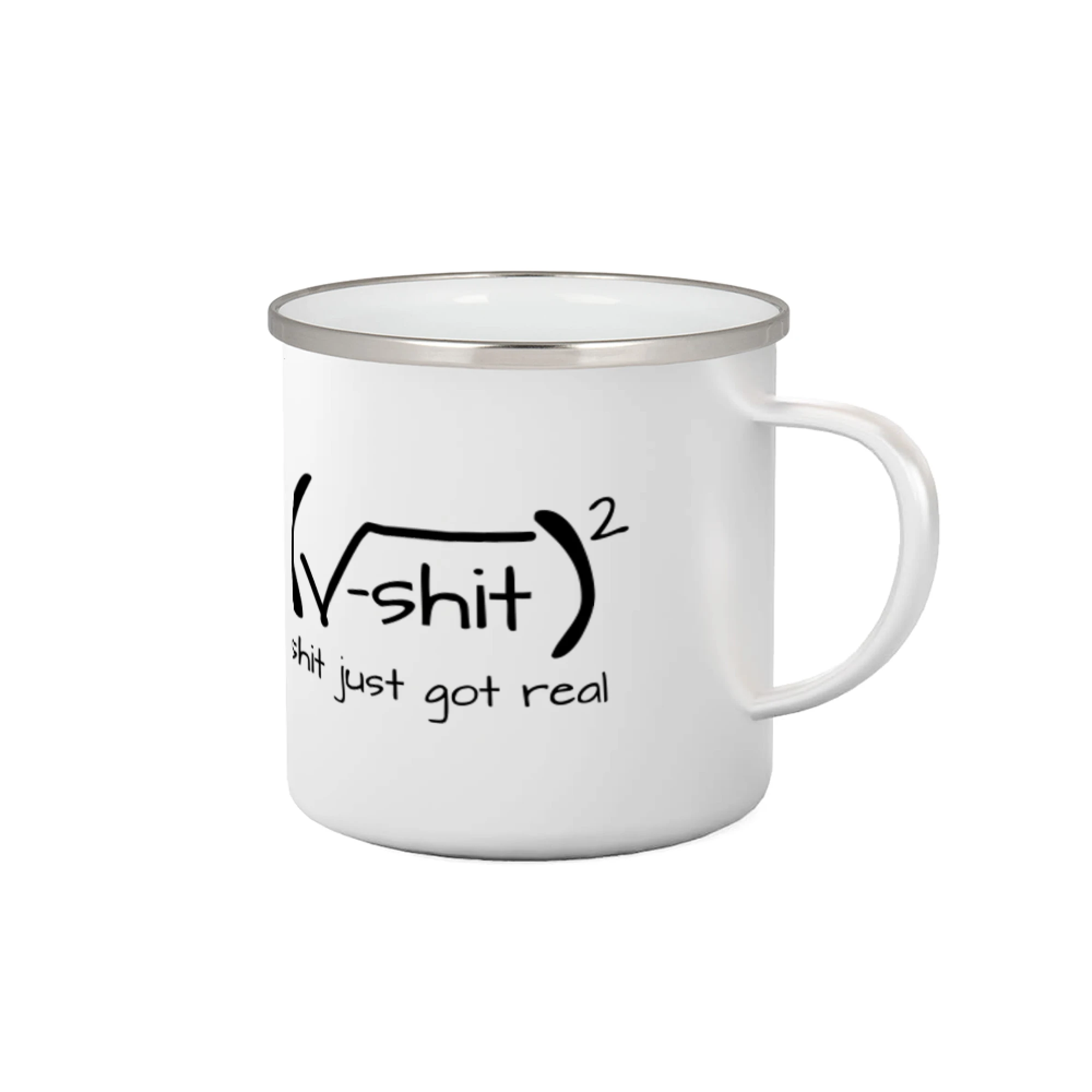 Grafické tričká - Shit Just Got Real - Plecháčik