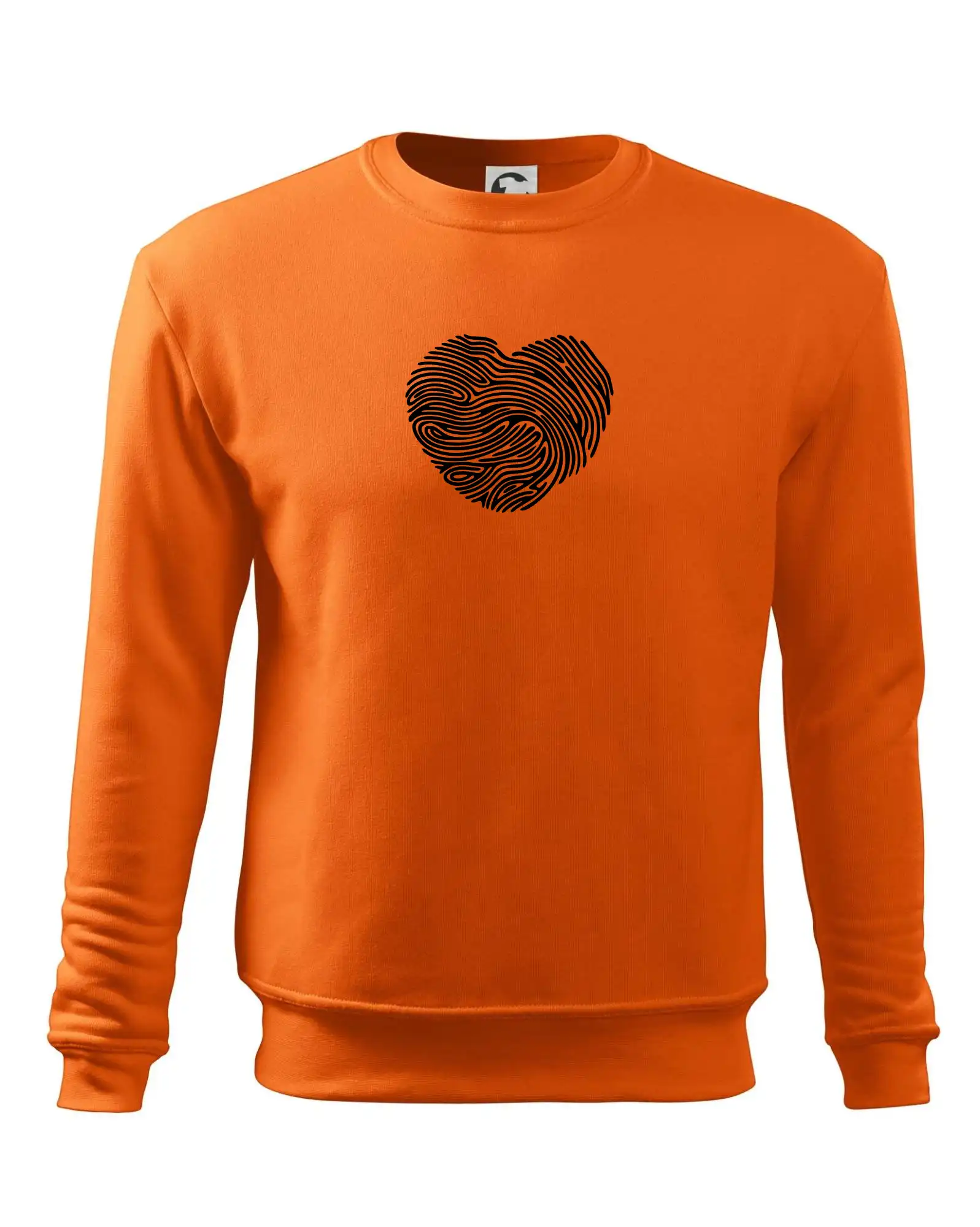 Tričká pre zamilovaných - Odtlačok prsta srdce - Mikina Essential detská