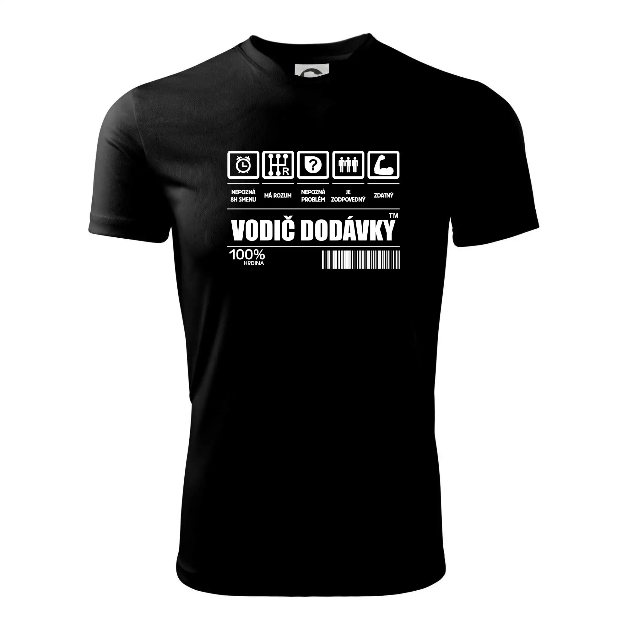 Čiarový kód - Vodič dodávky