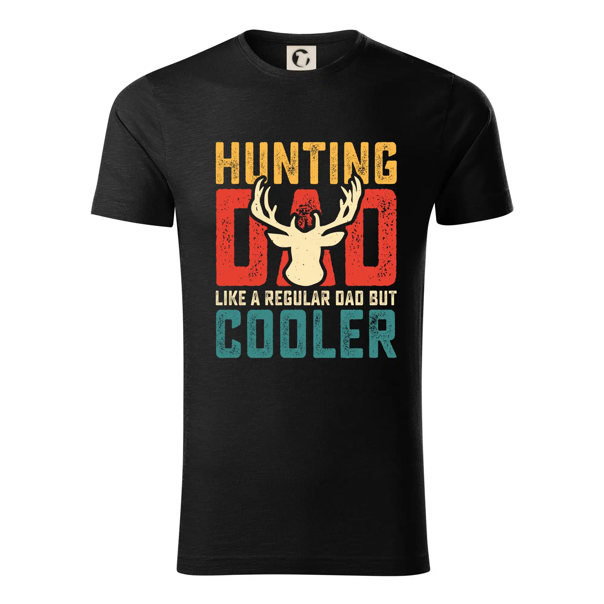 Tričká pre poľovníkov a drevorubačov - Hunting dad like a regular dad but cooler - Tričko z organickej bavlny