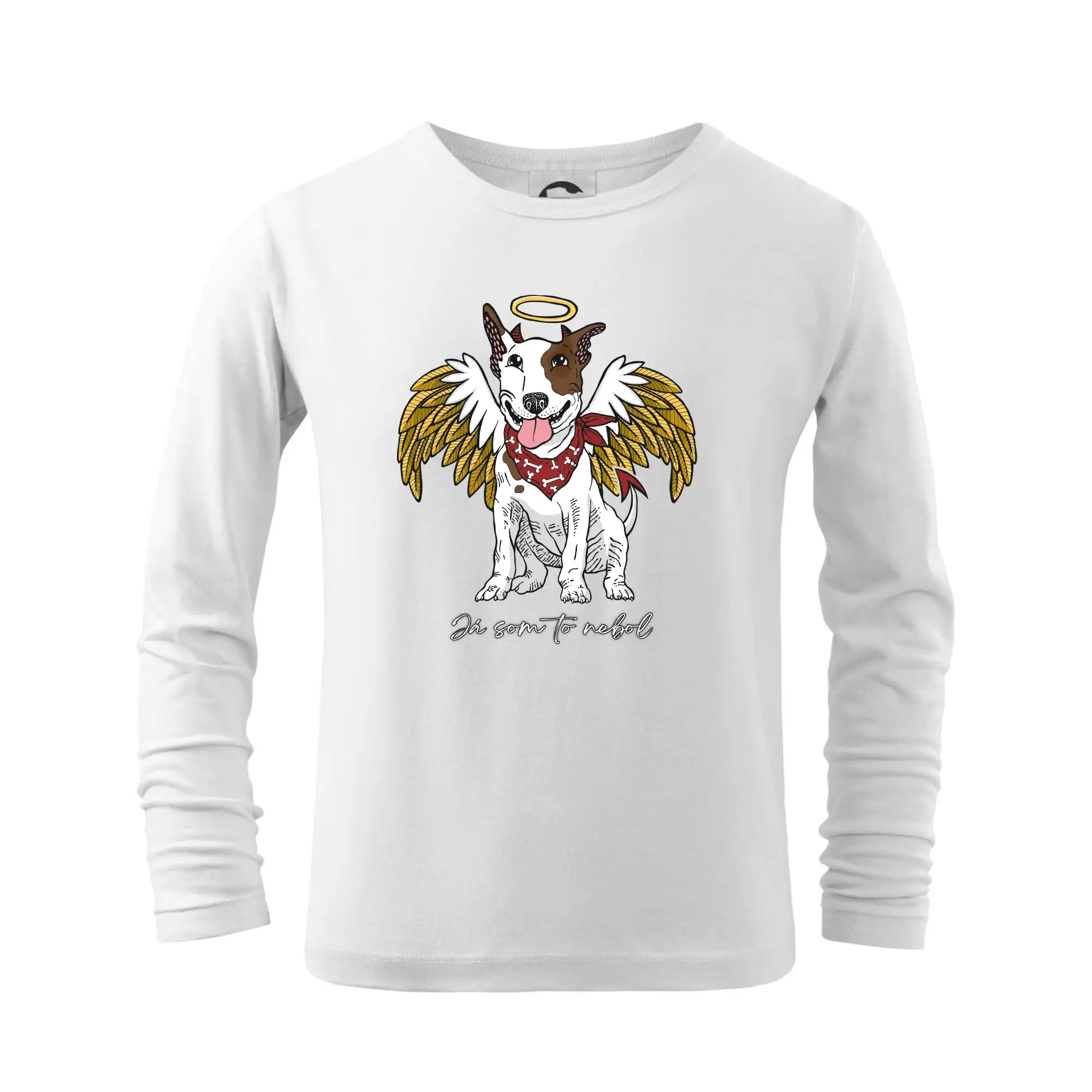 Ostatné psie plemená - Ja som to nebol - Pitbull (Pecka Design) - Tričko detské Long Sleeve