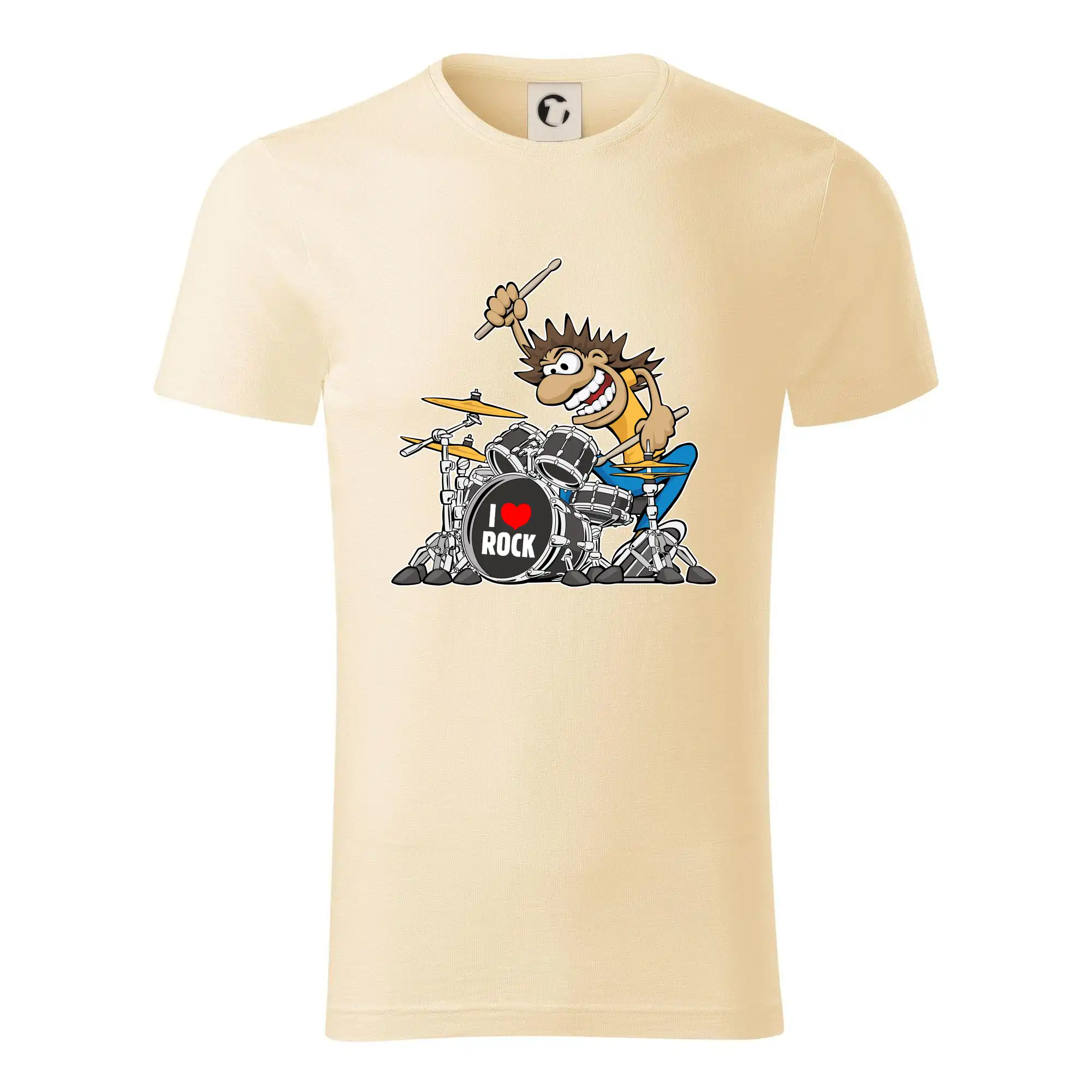 I love rock bubeník - Tričko z organickej bavlny
