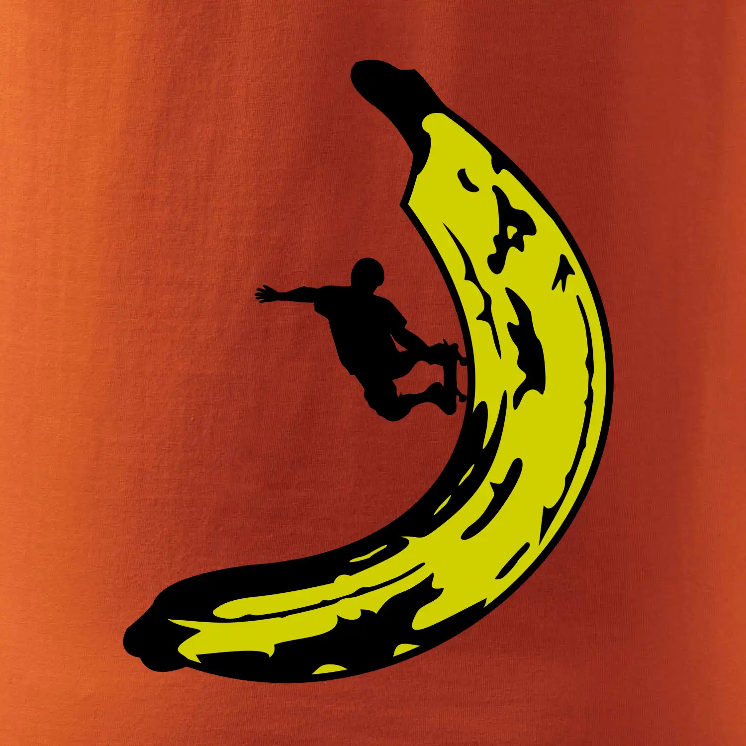 Skateboardista na banánu