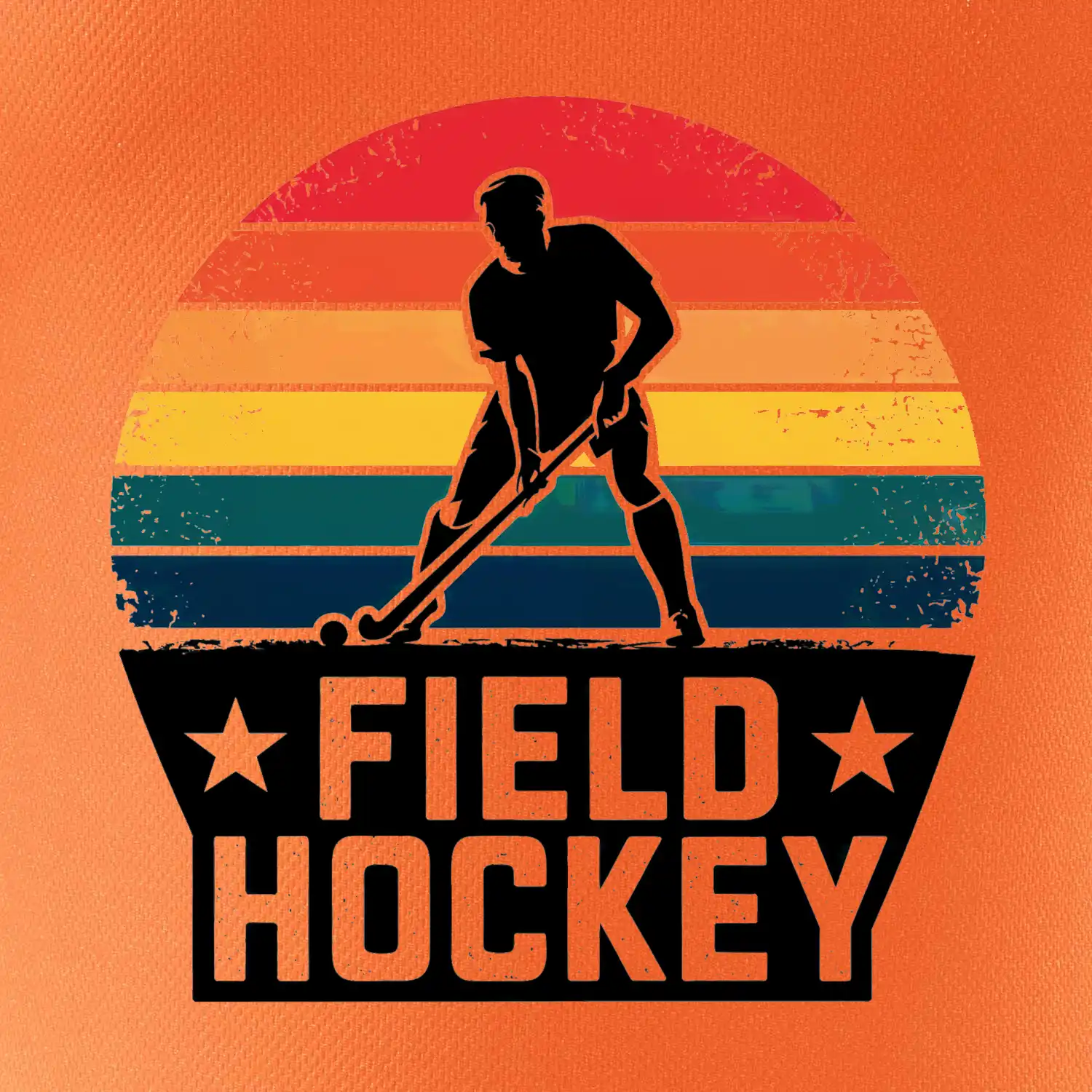 Field hockey vintage kruh