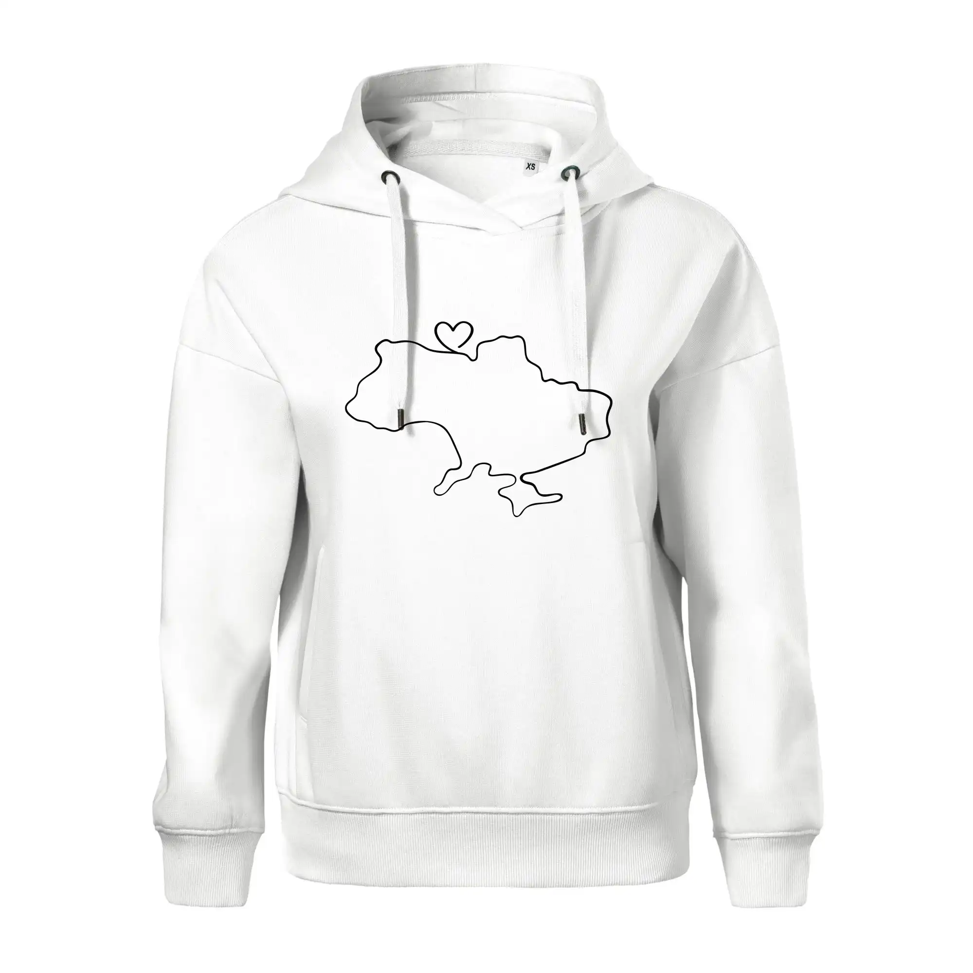 Mapa Ukrajiny - srdce