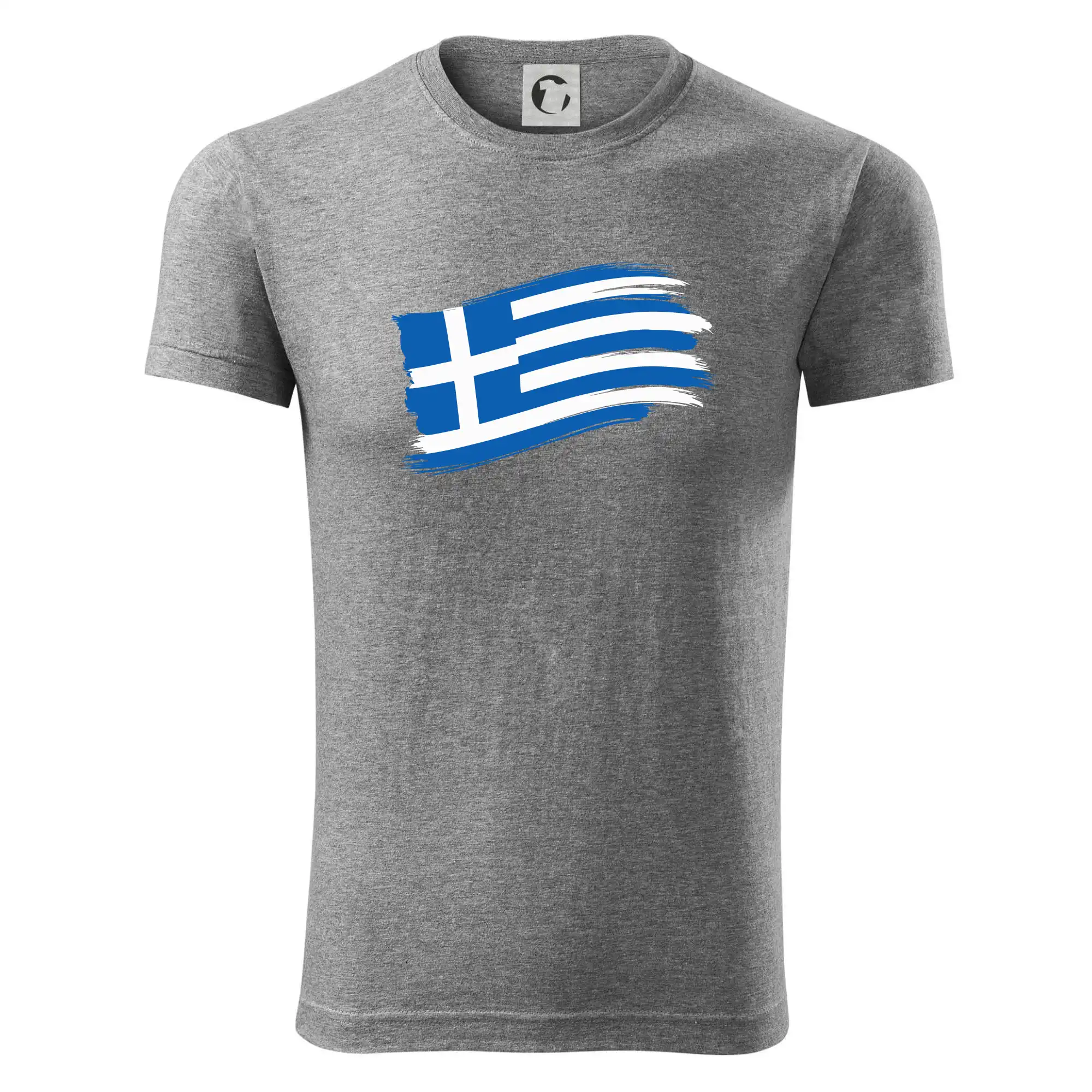 Řecko vlajka - štětkou