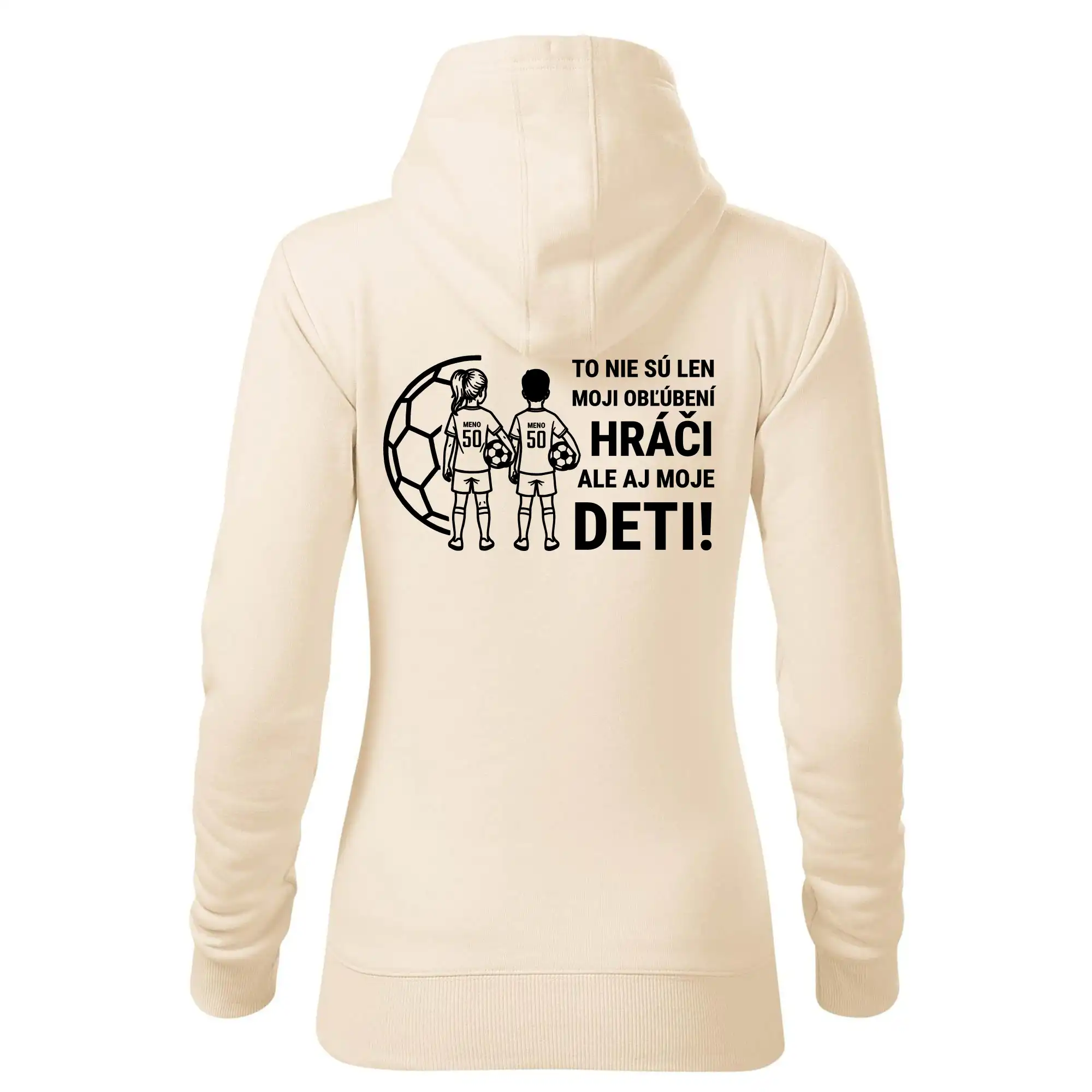 Futbalová mama - syn a dcéra (vaše meno a číslo)